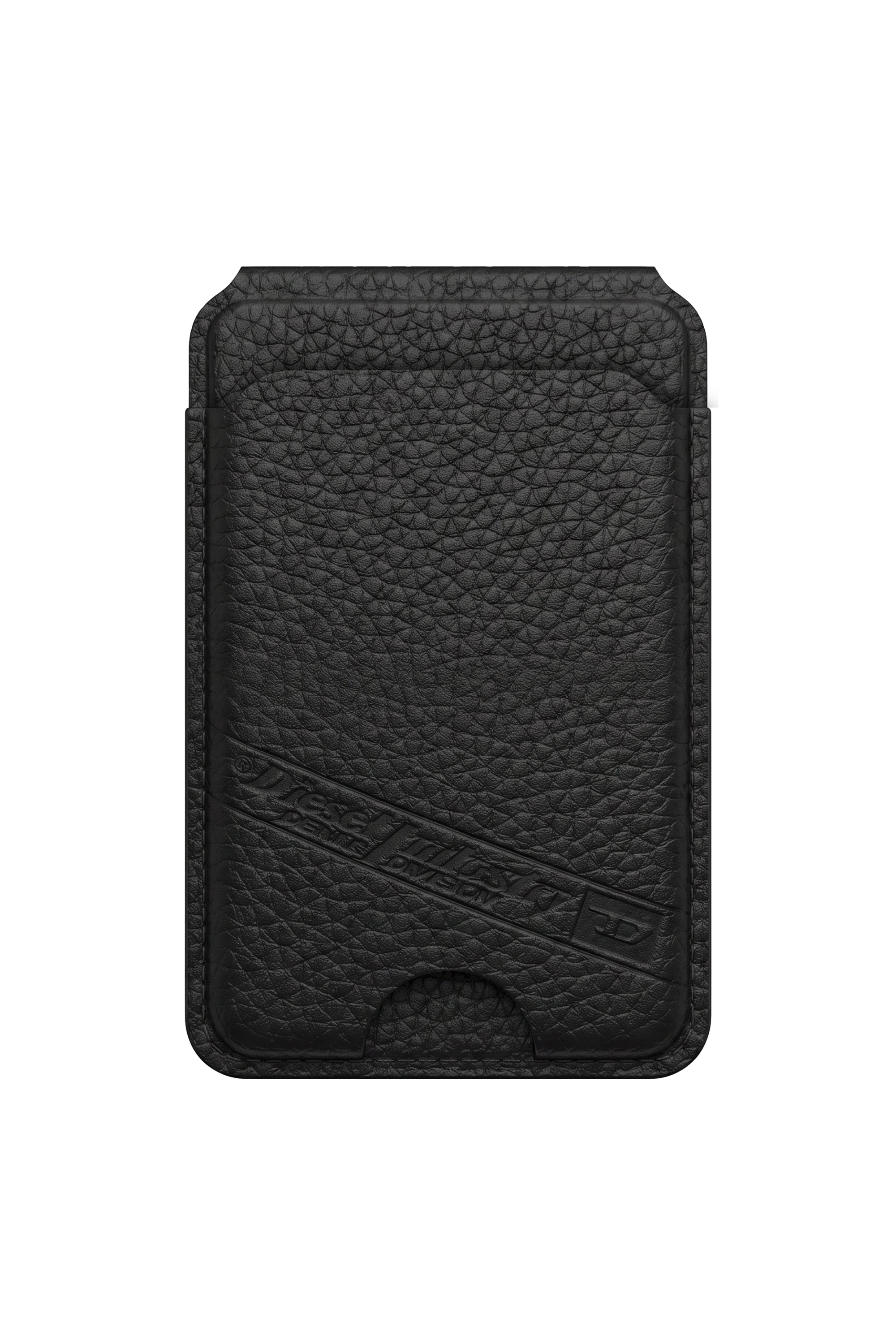 Diesel - 60649 CARD HOLDER, Unisex's Flag D MagSafe card holder in Black - 6