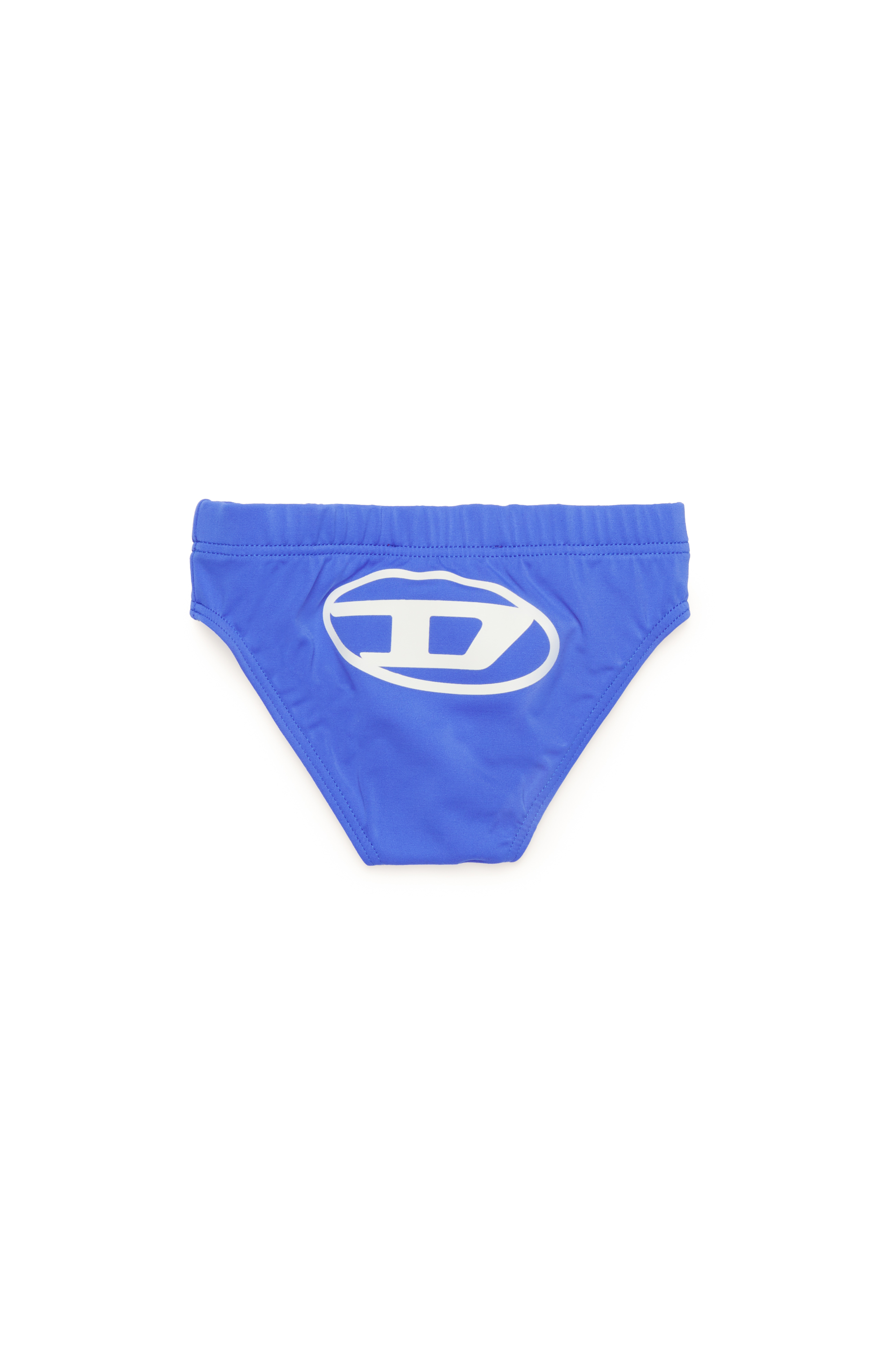 Diesel - MELLIB, Man's Swim briefs with Oval D print in Blue - 2