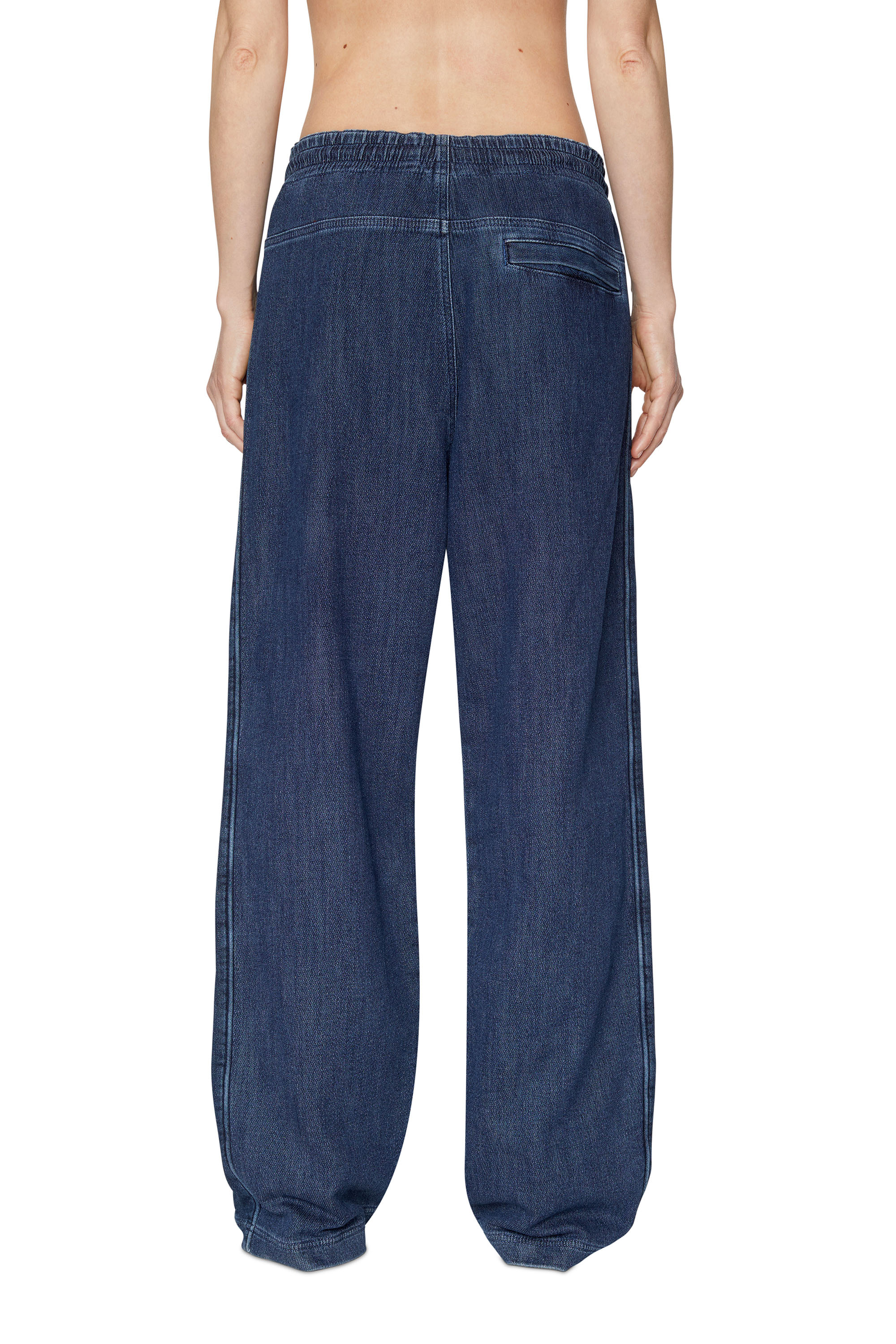 Diesel - Straight D-Martians Track Denim 09C30, Dark Blue - Image 3