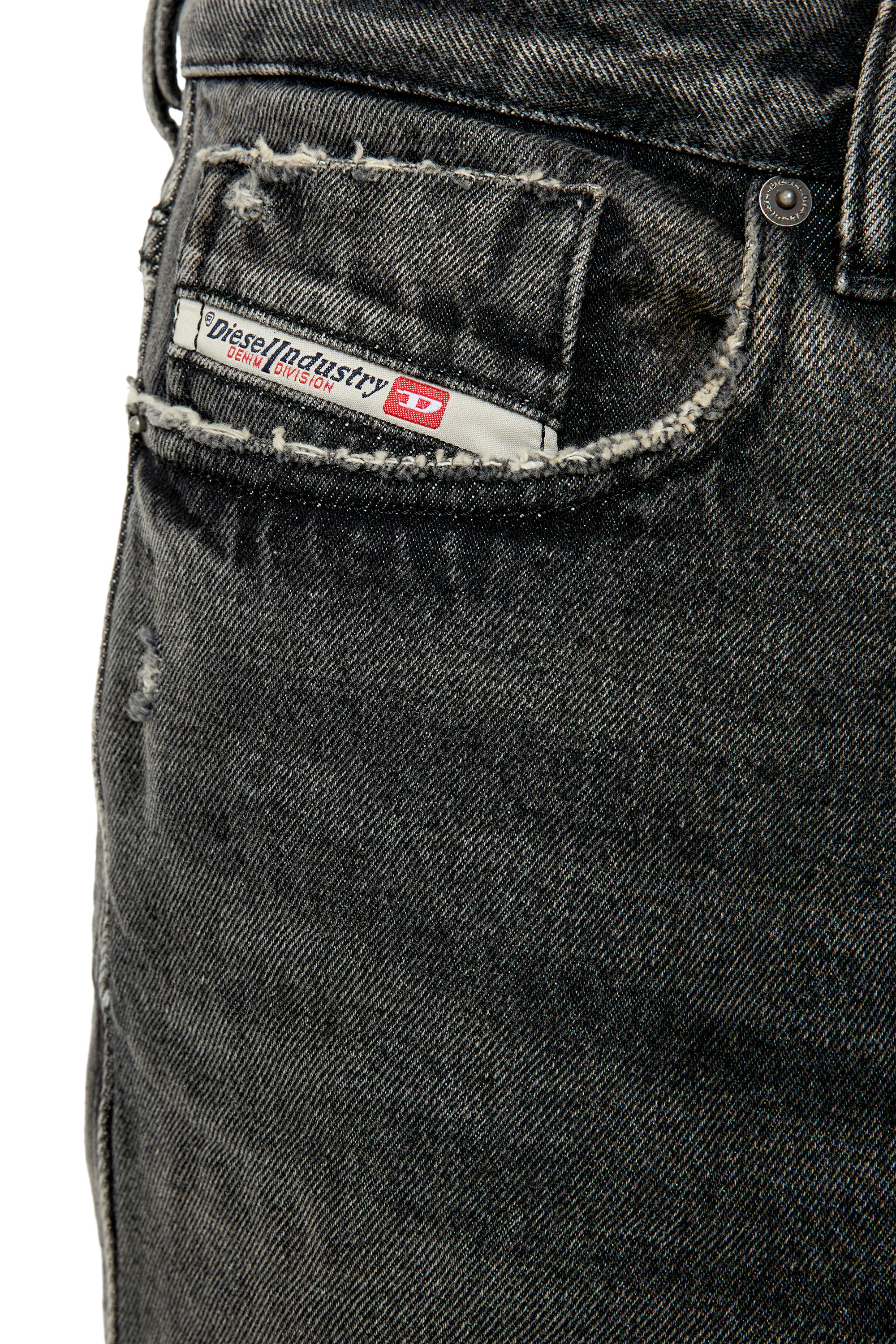 Diesel - 1955 D-Rekiv 007K8 Straight Jeans, Black/Dark grey - Image 3