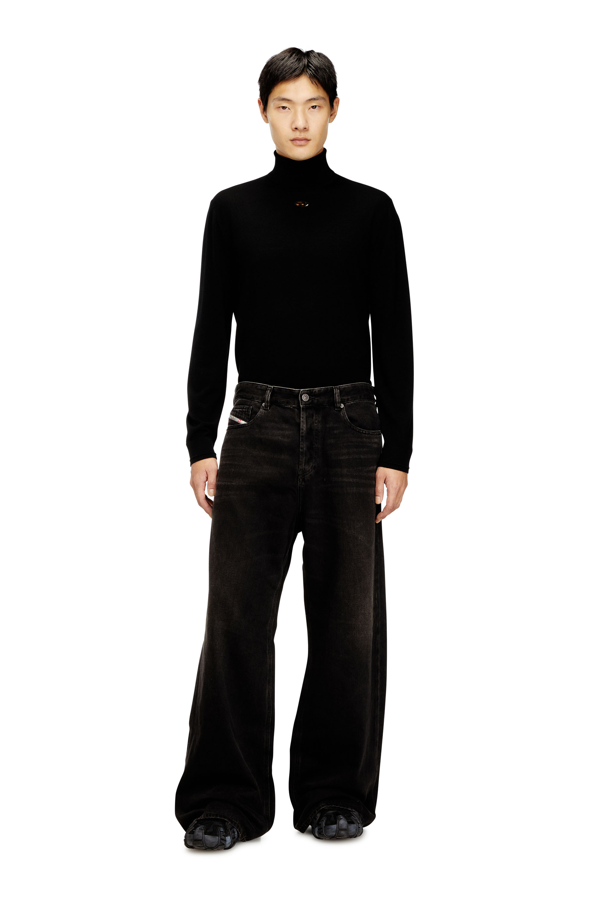 Diesel - Woman's Relaxed Jeans 1996 D-Sire 09J96, Black/Dark grey - 7