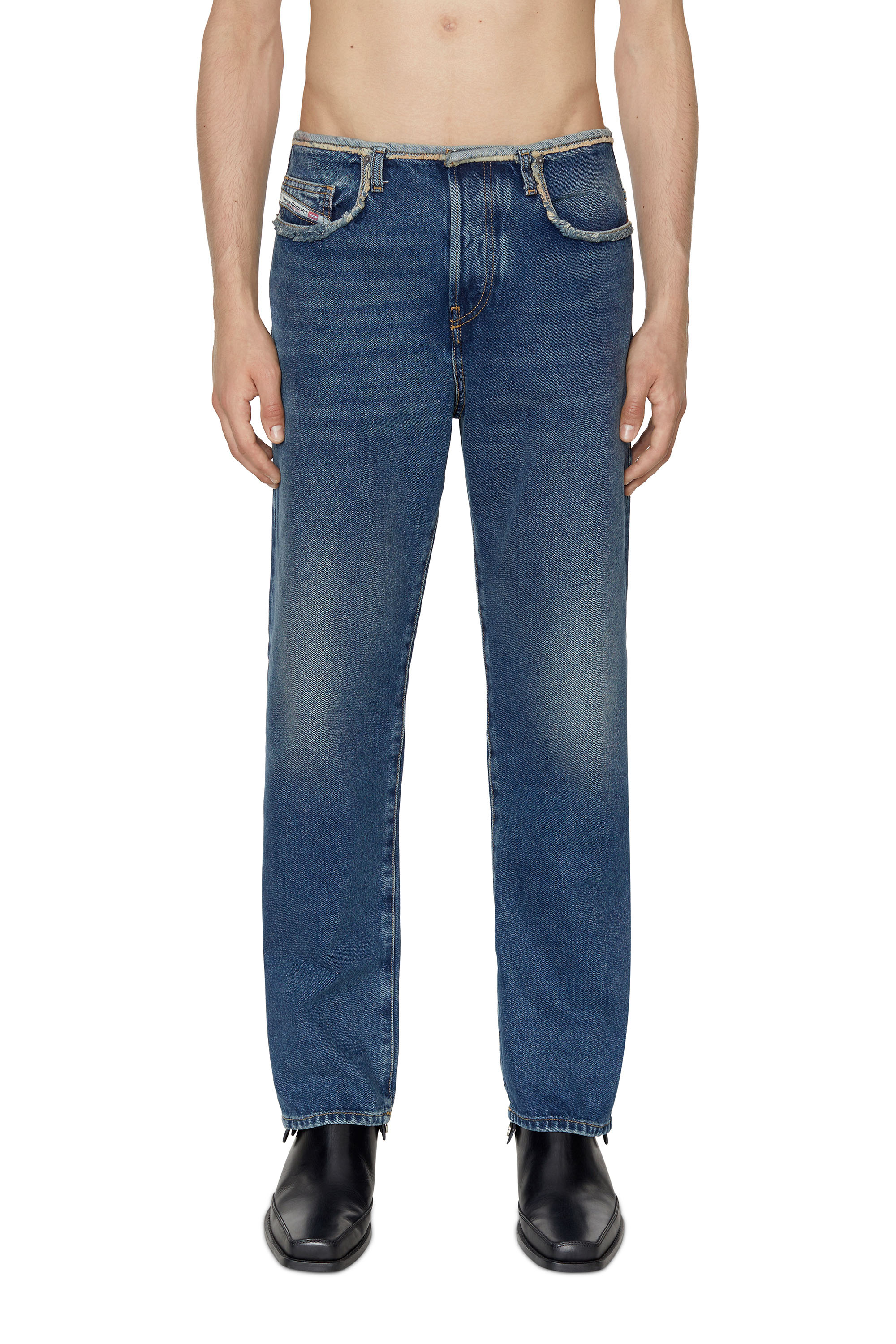 D-Pend 007F2 Straight Jeans, Medium blue - Jeans