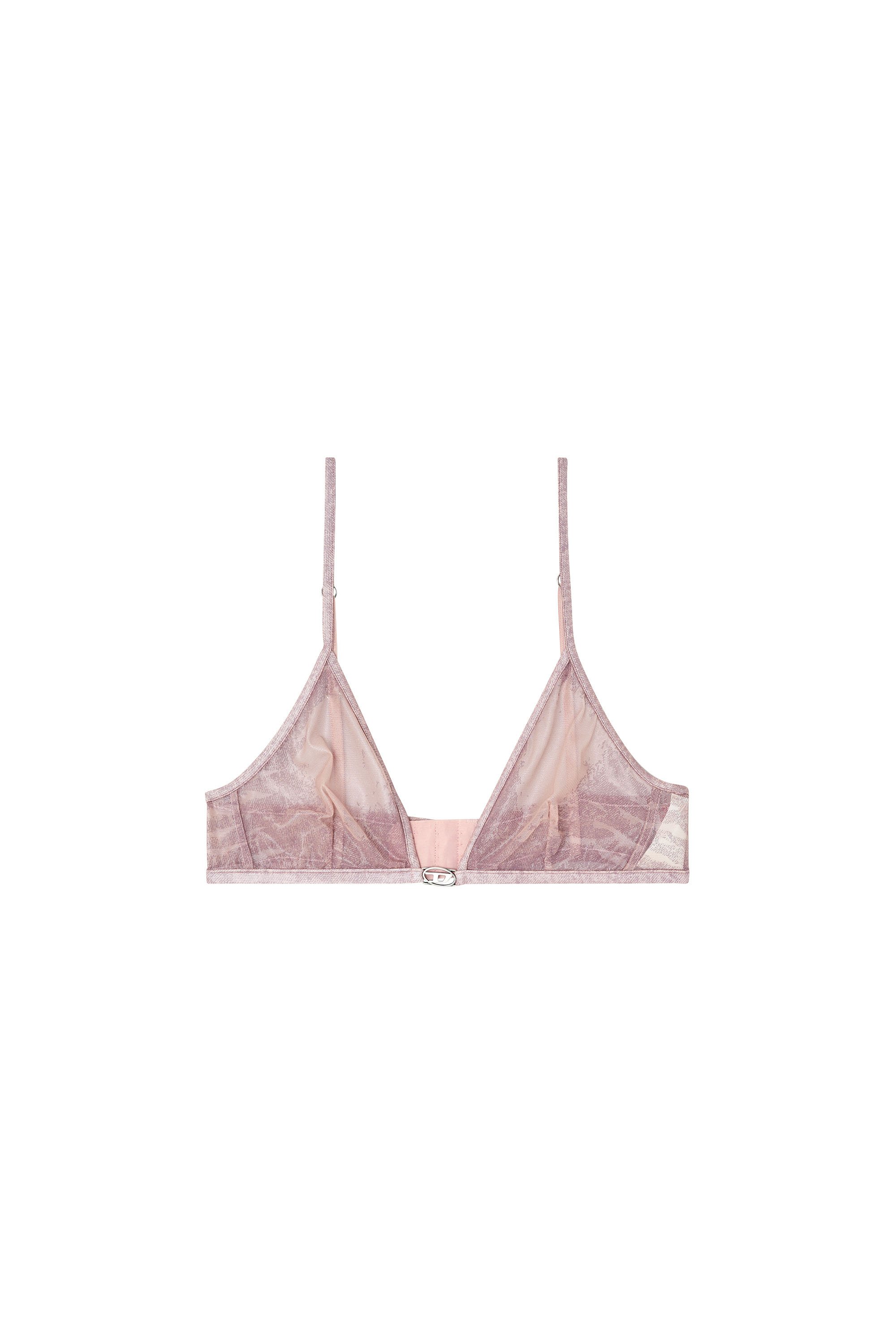 Diesel - LUNA-GFT, Woman's Triangle nylon bra in Pink - 4