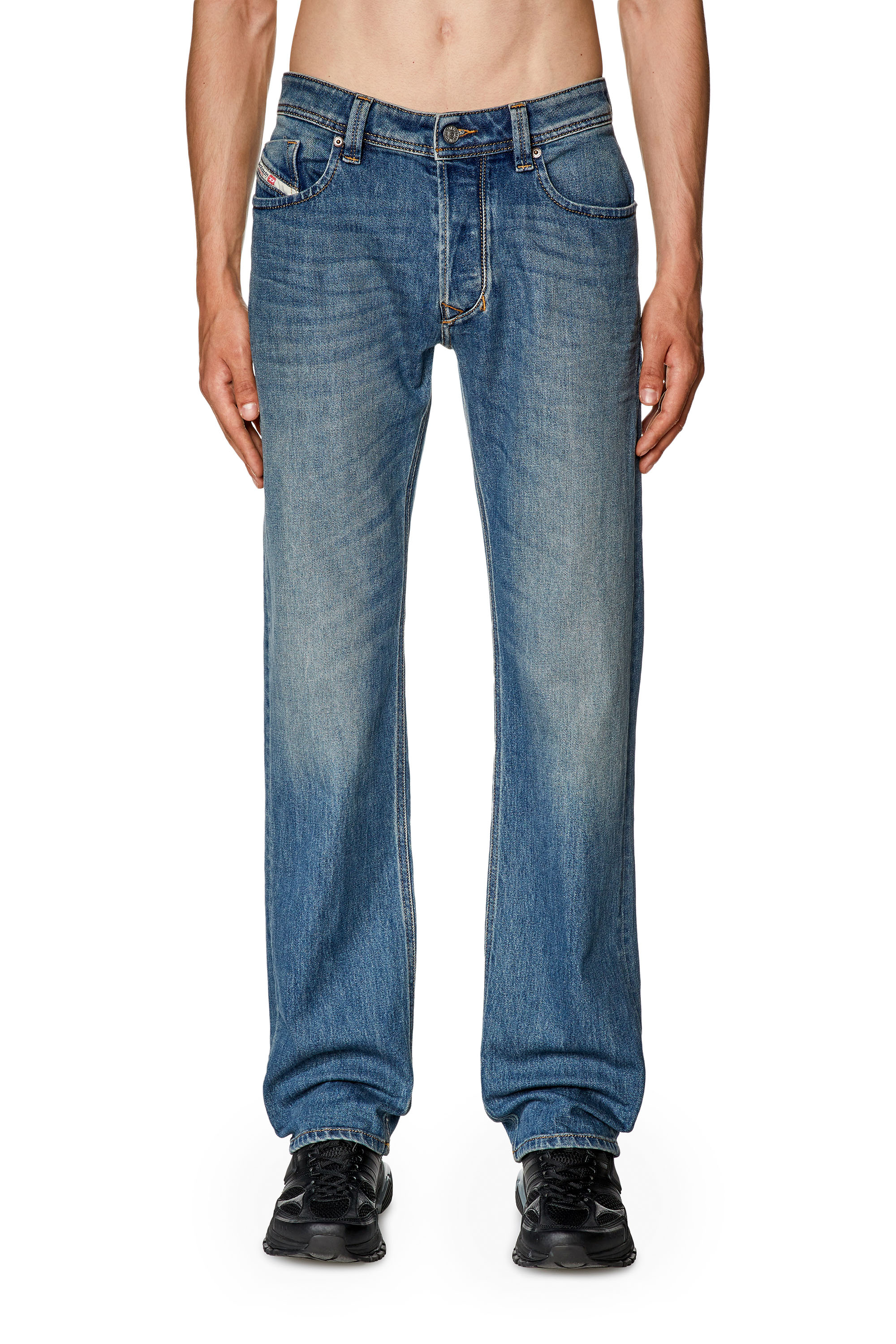Diesel - Straight Jeans 1985 Larkee 09F88, Medium blue - Image 2