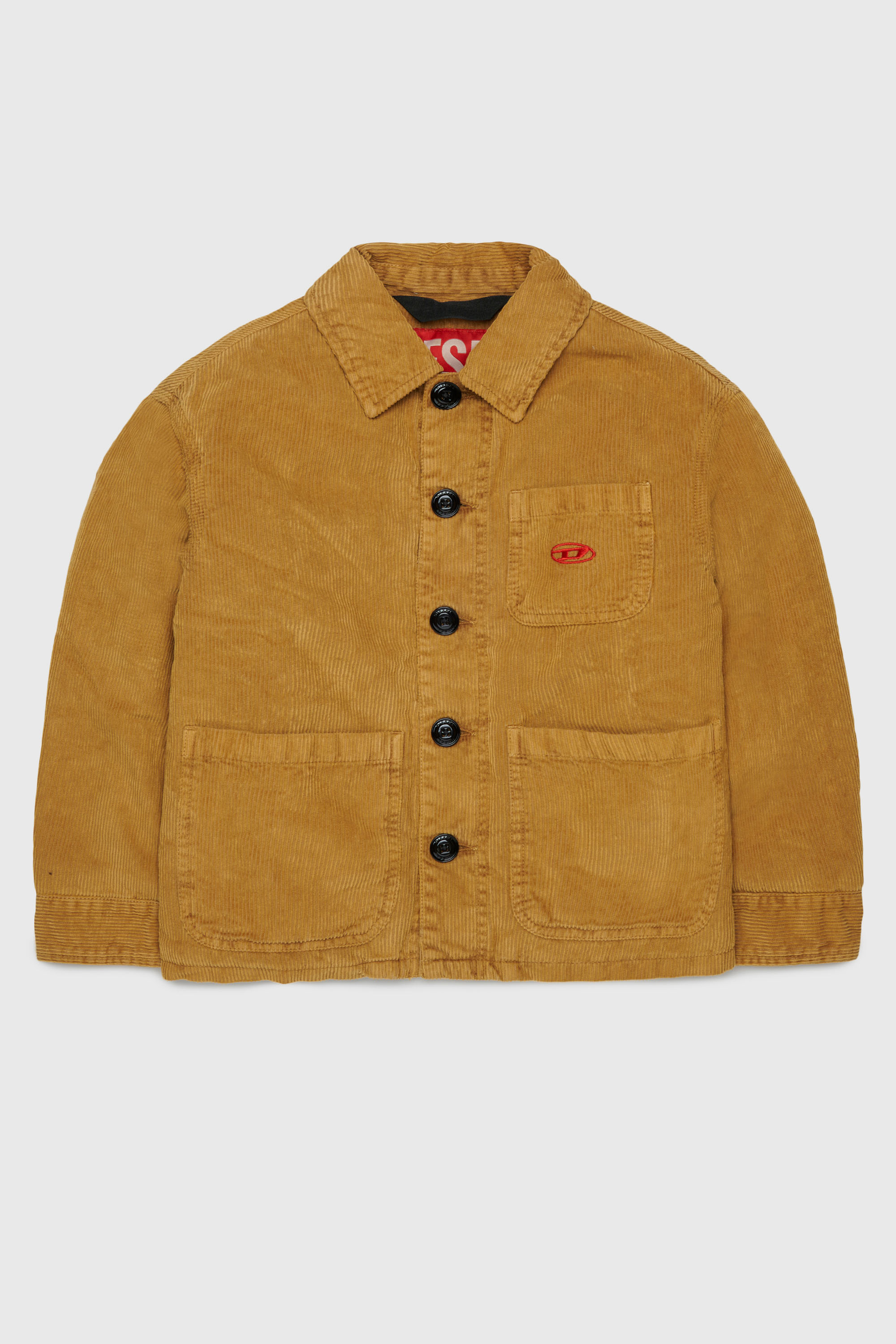 Diesel - JMILL, Man's Corduroy shirt jacket in Brown - 1