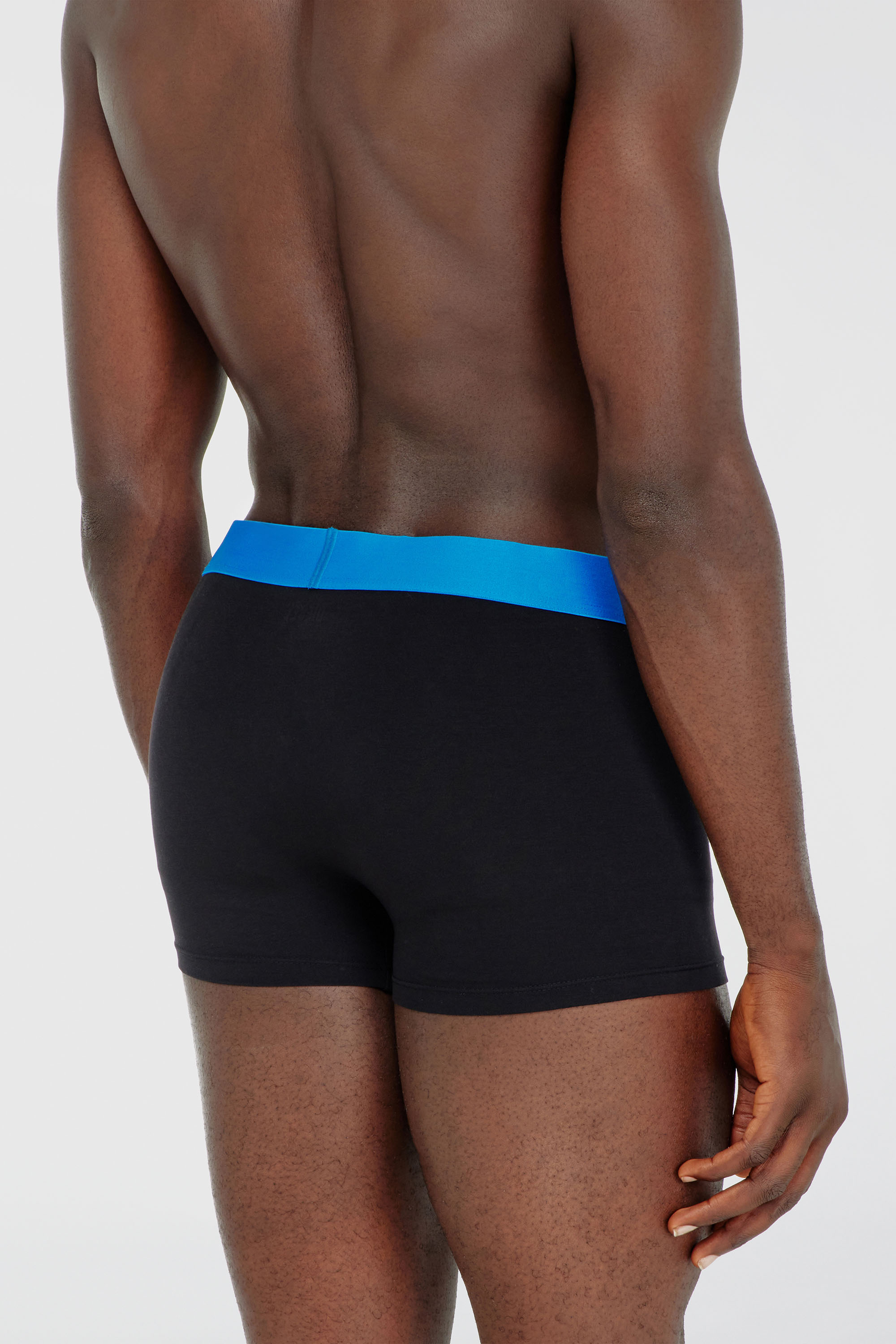 Diesel - DAMIEN-D-POP-3PACK-40, Man's Three-pack boxer briefs in stretch cotton in Black - 4