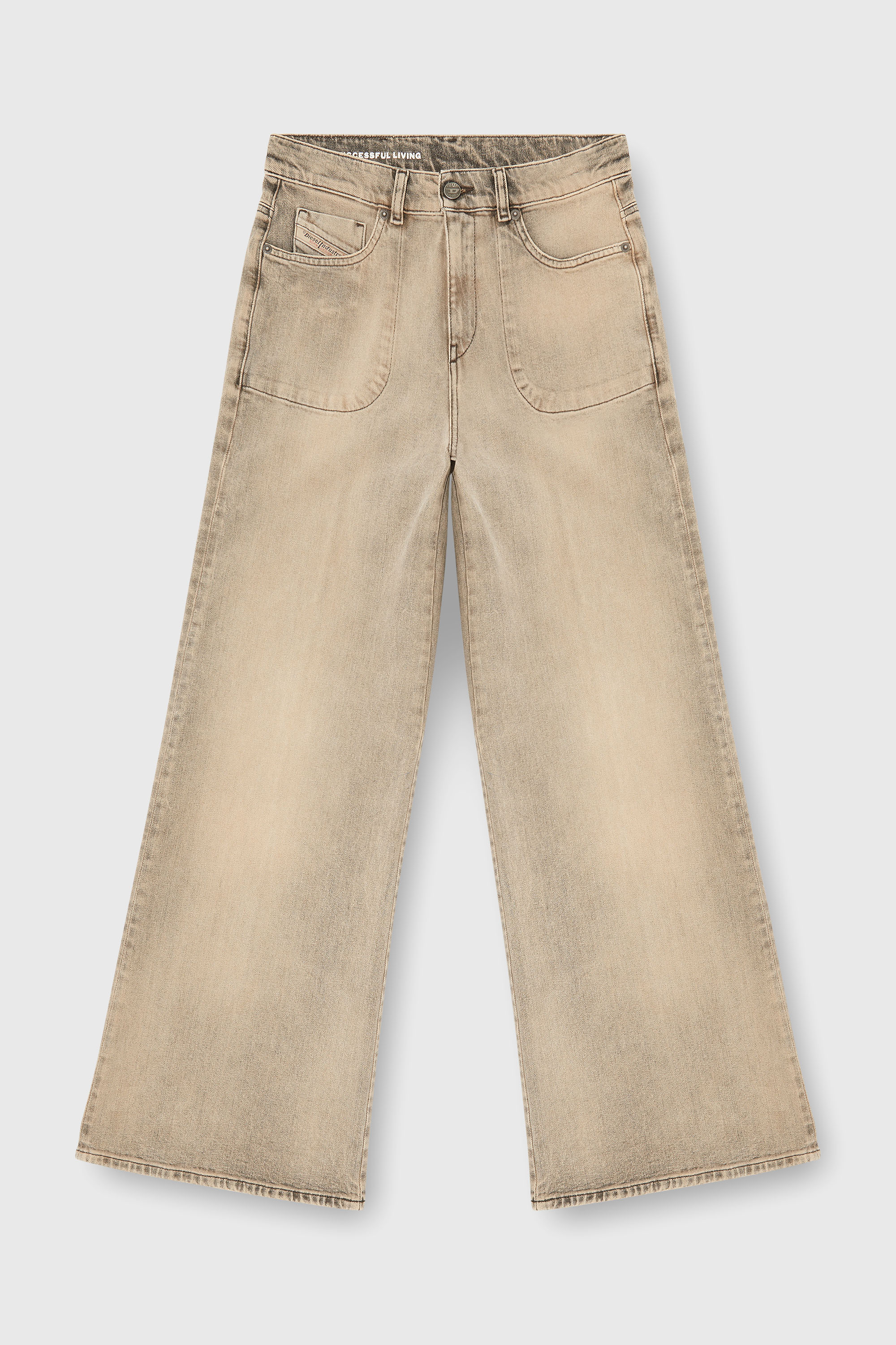 Diesel - Woman's Flare Jeans 1978 D-Akemi 09P53, Beige - 6
