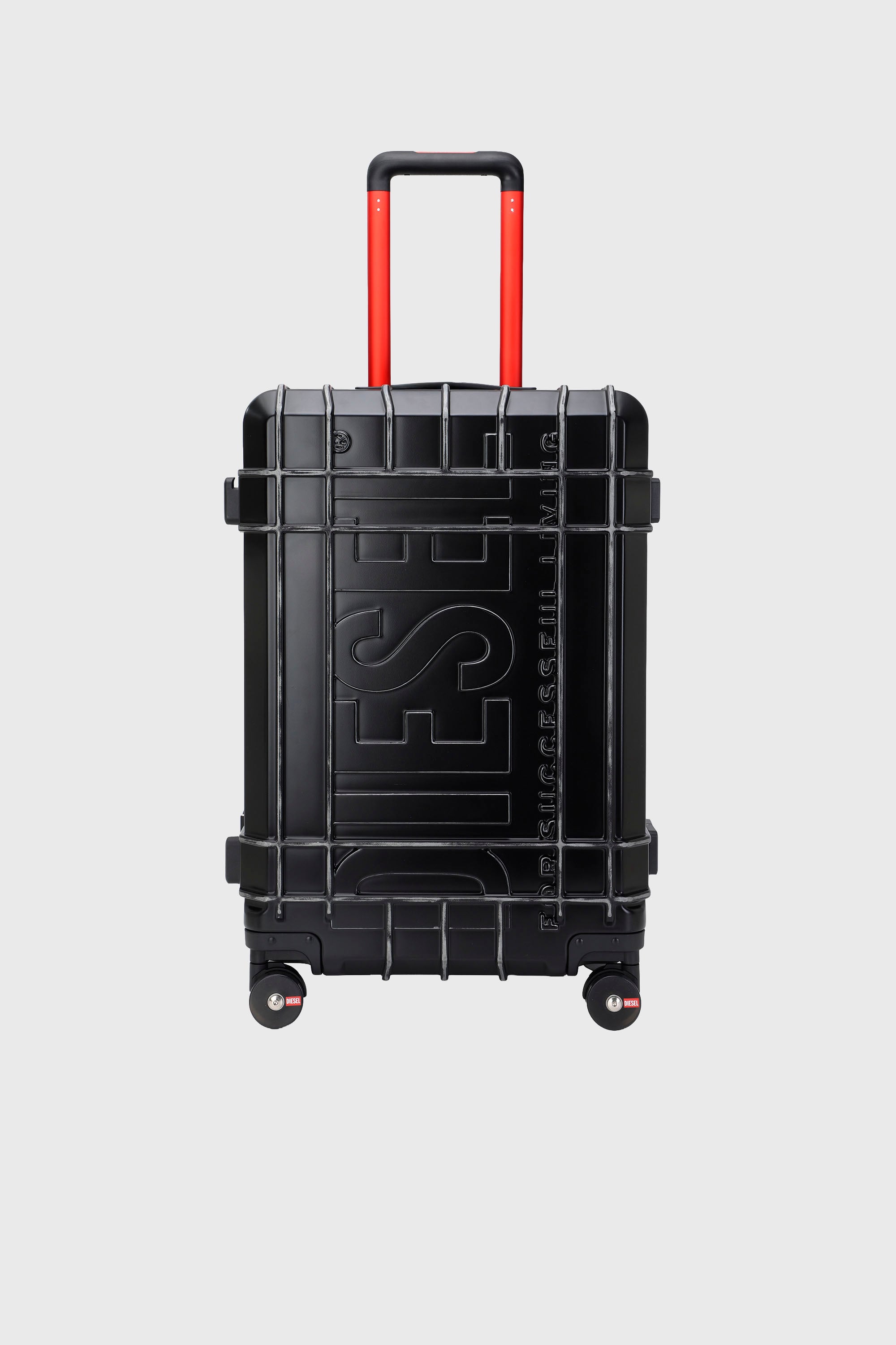 Diesel - DIESEL PC STRONG IMAGE TROLLEY- DSL003, Unisex's Rugged suitcase size M in Black - 1