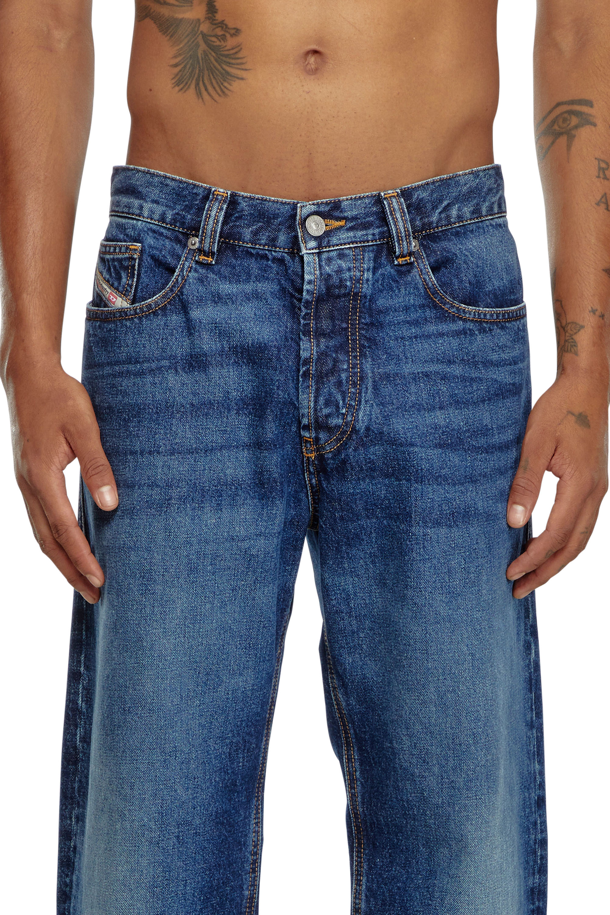 Regular Jeans 2024 D-Macs 09I27, Dark Blue Diesel - Man's Regular Jeans 2024 D-Macs 09I27, Dark Blue - 5