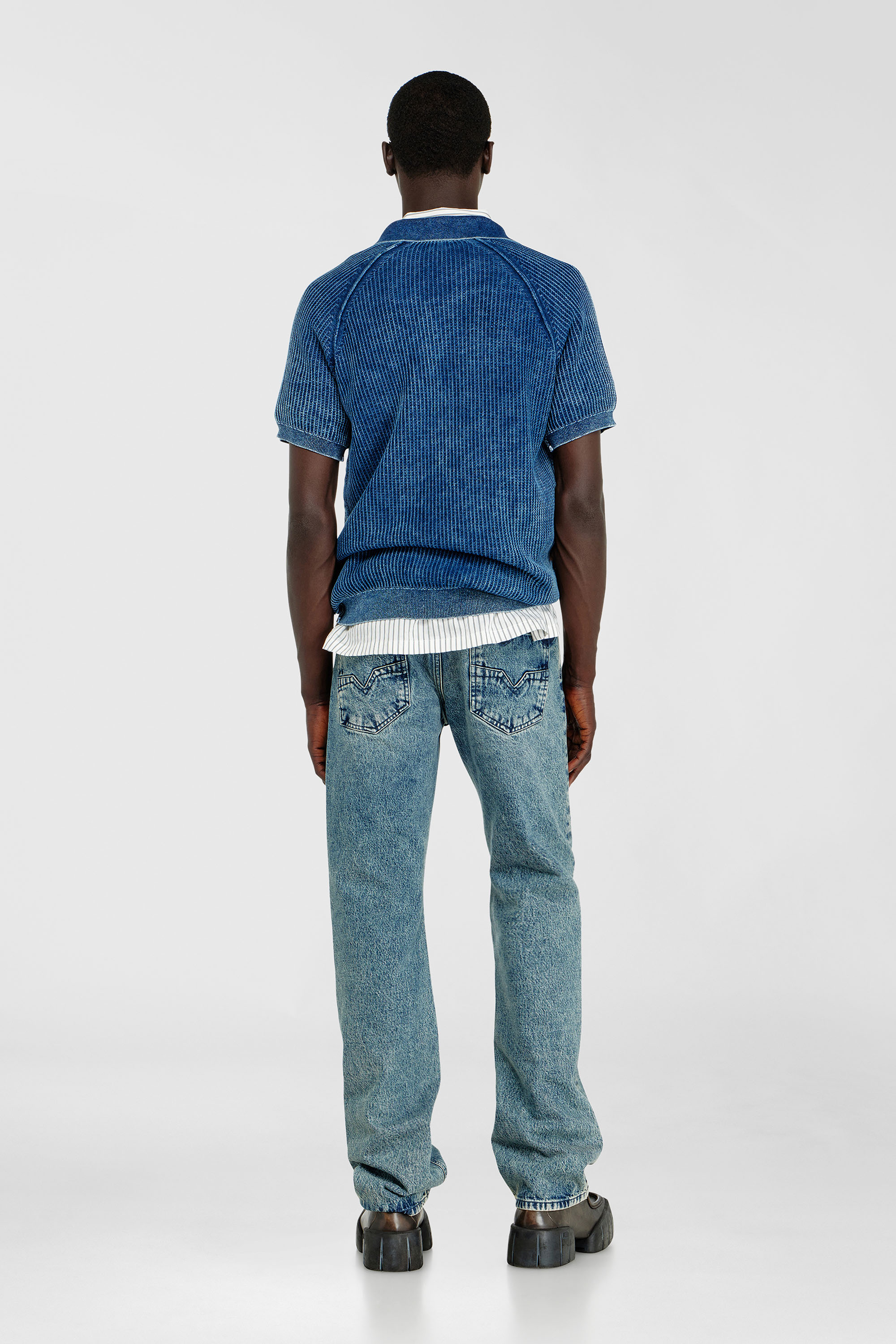 Diesel - Man's Regular Jeans 1985 Larkee 0IFBV, Medium blue - 3