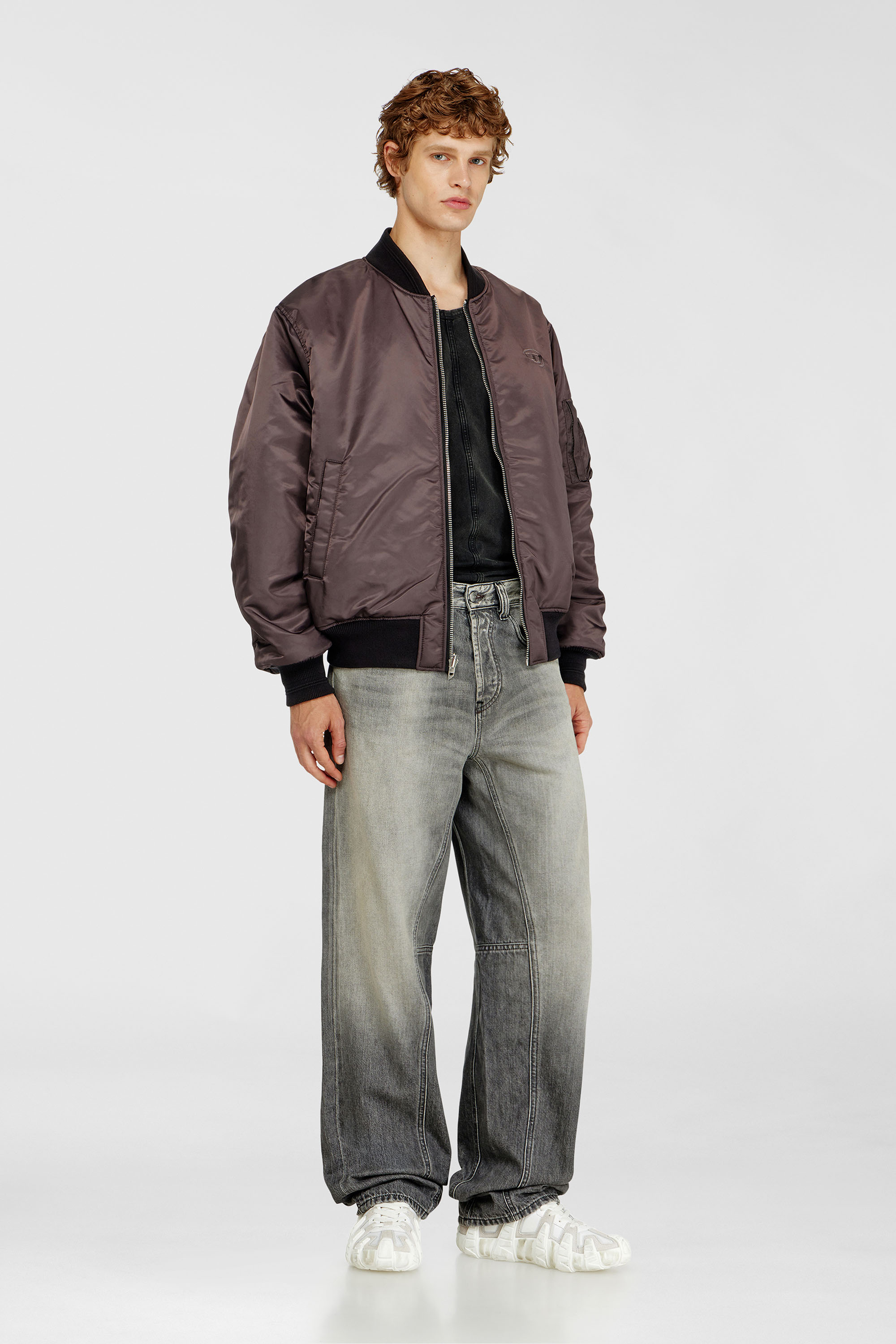 Diesel - Man's Relaxed Jeans 2001 D-Macro 09P56, Grey - 1