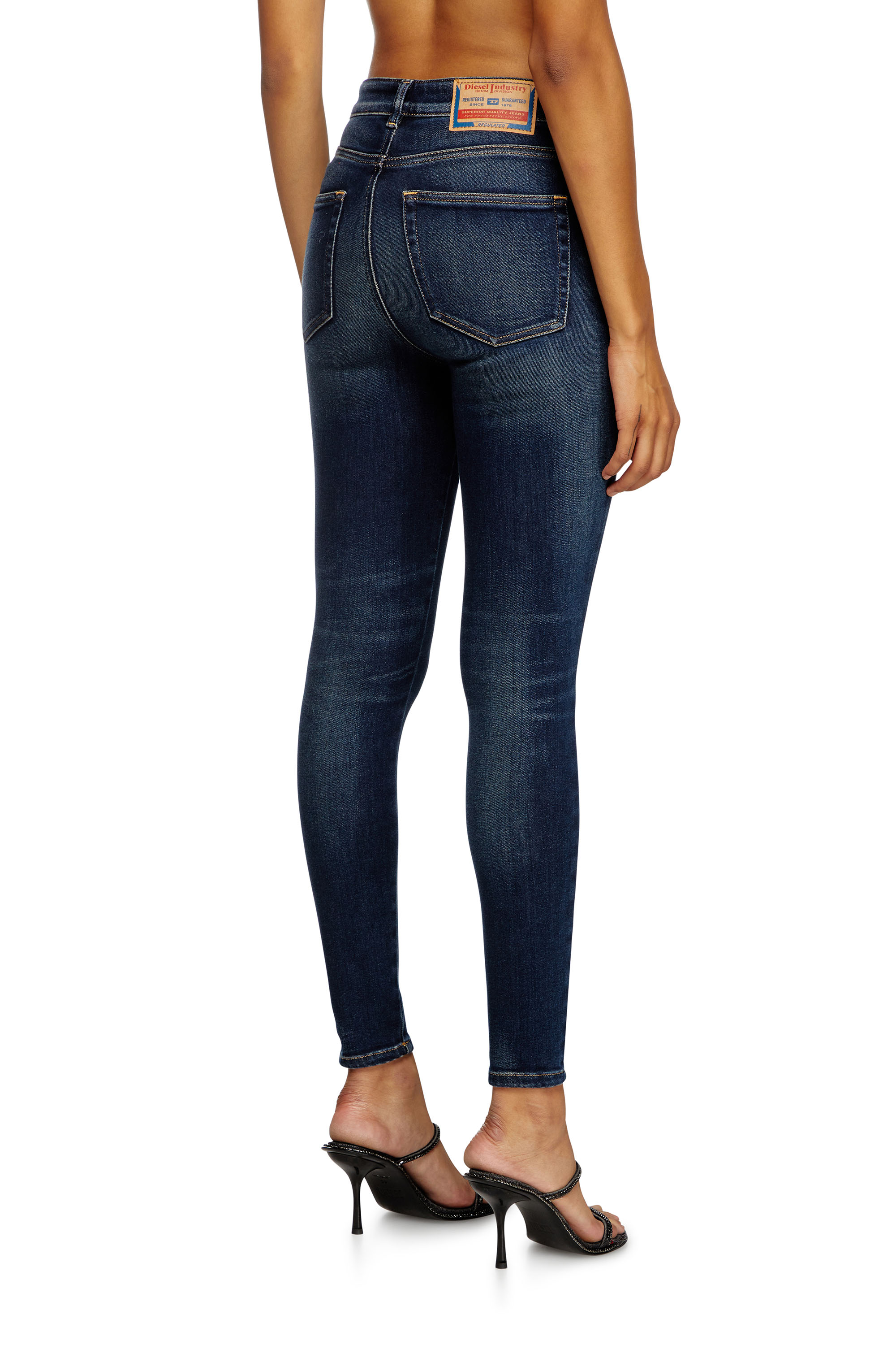 Diesel - Woman Super skinny Jeans 1984 Slandy-High 09J11, Dark Blue - Image 4