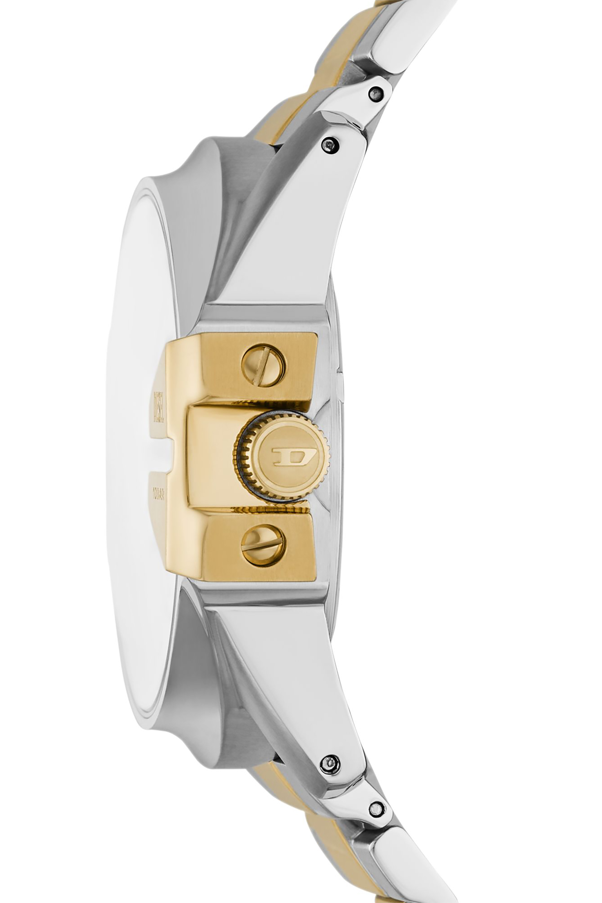 Men\'s MS9 three-hand date two-tone stainless steel watch | DZ2196 Diesel