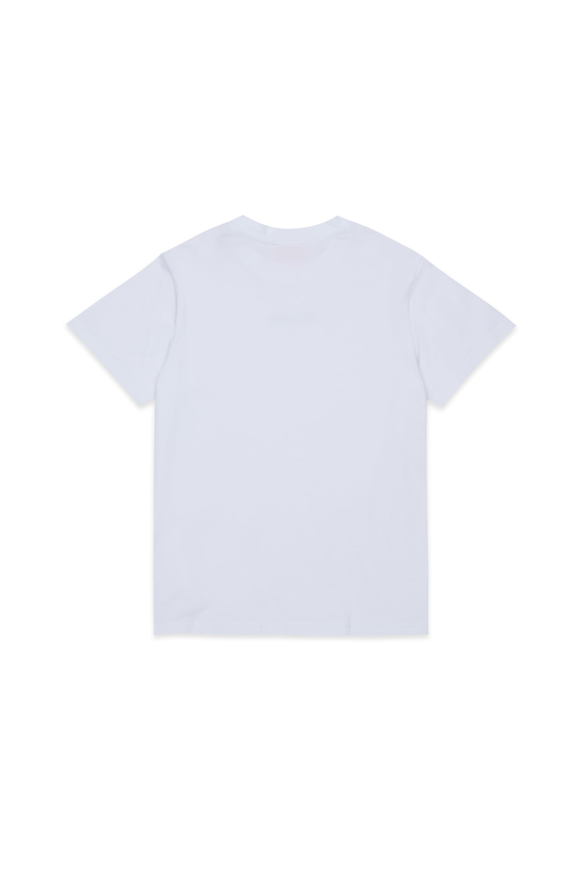 Diesel - UTTER, Man's T-shirt in stretch cotton with logo print in White - 2