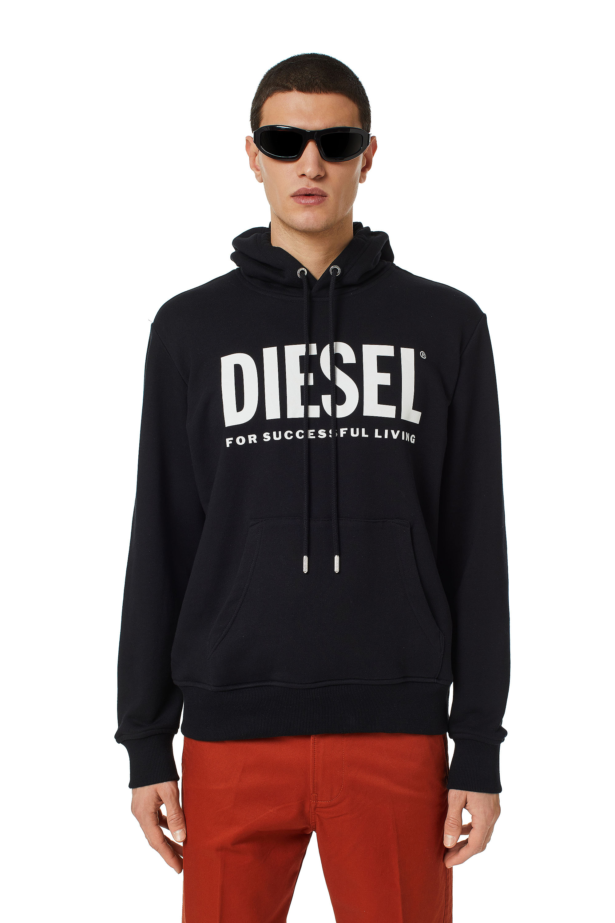 S-GIRK-HOOD-ECOLOGO, Black - Sweaters
