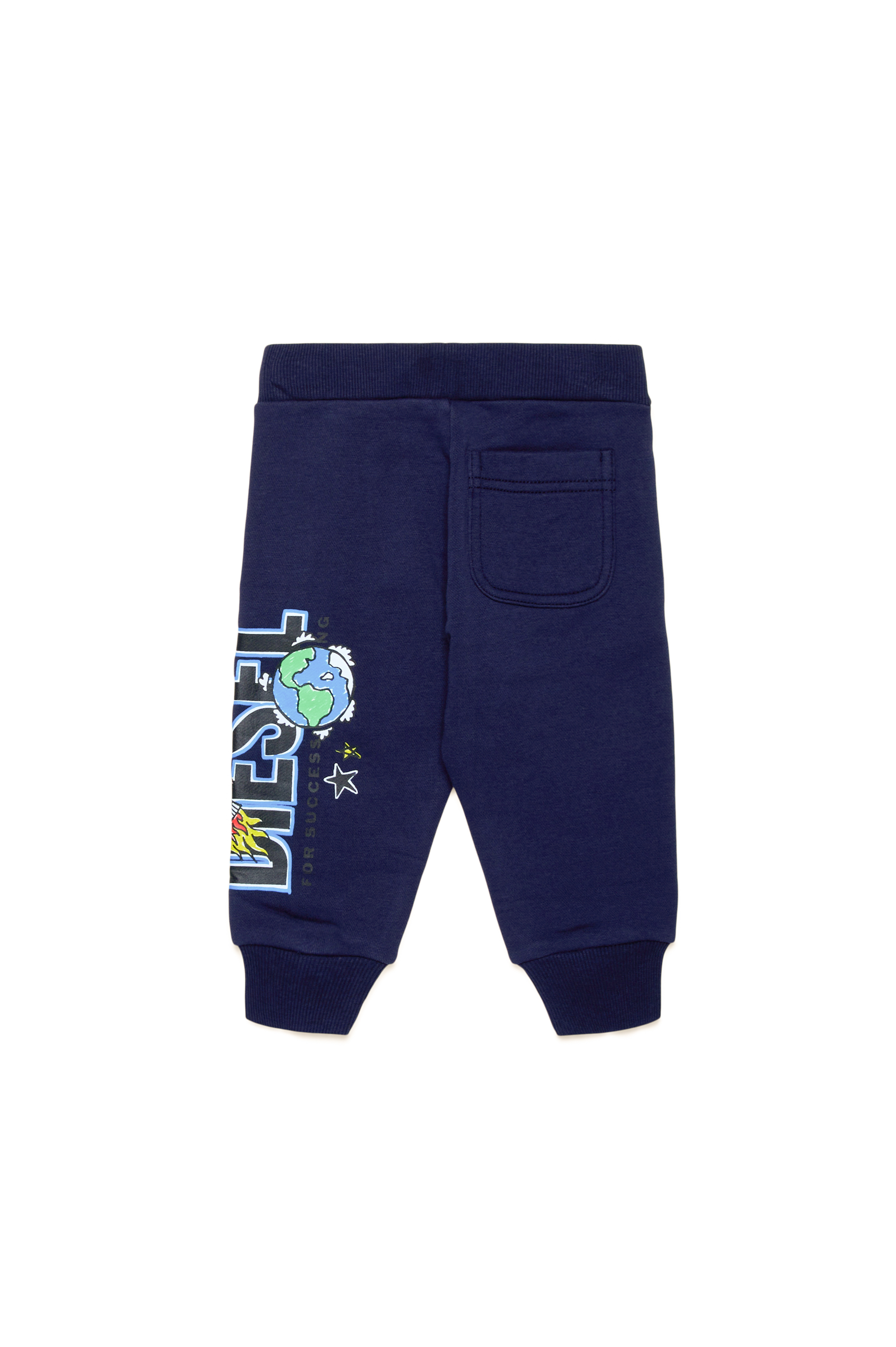 Diesel - PBAMBYB, Man's Sweatpants with rocket logo in Blue - 2