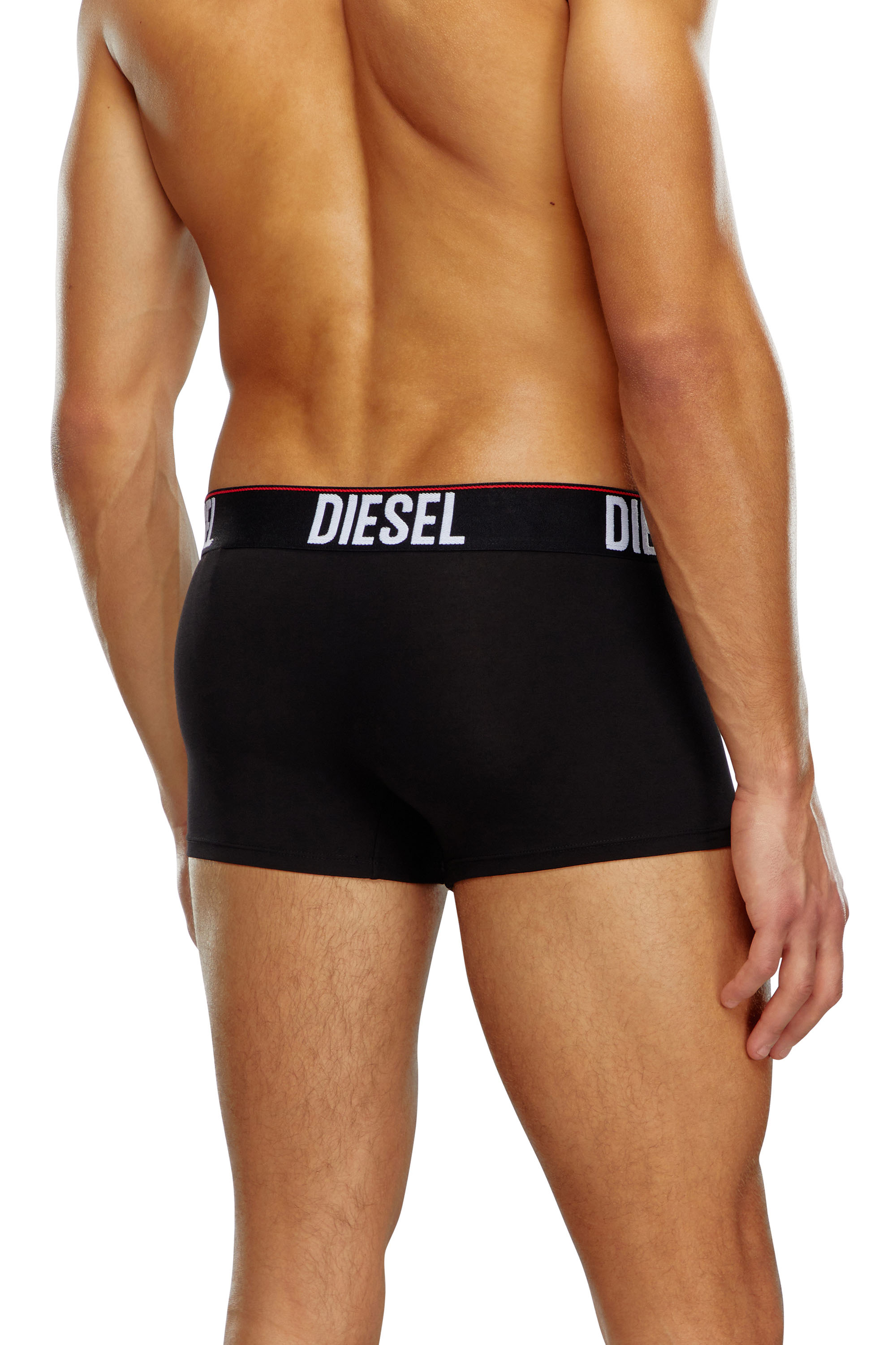Diesel - UMBX-DAMIENTHREEPACK, Man Three-pack boxer briefs with tonal waist in Black - Image 3