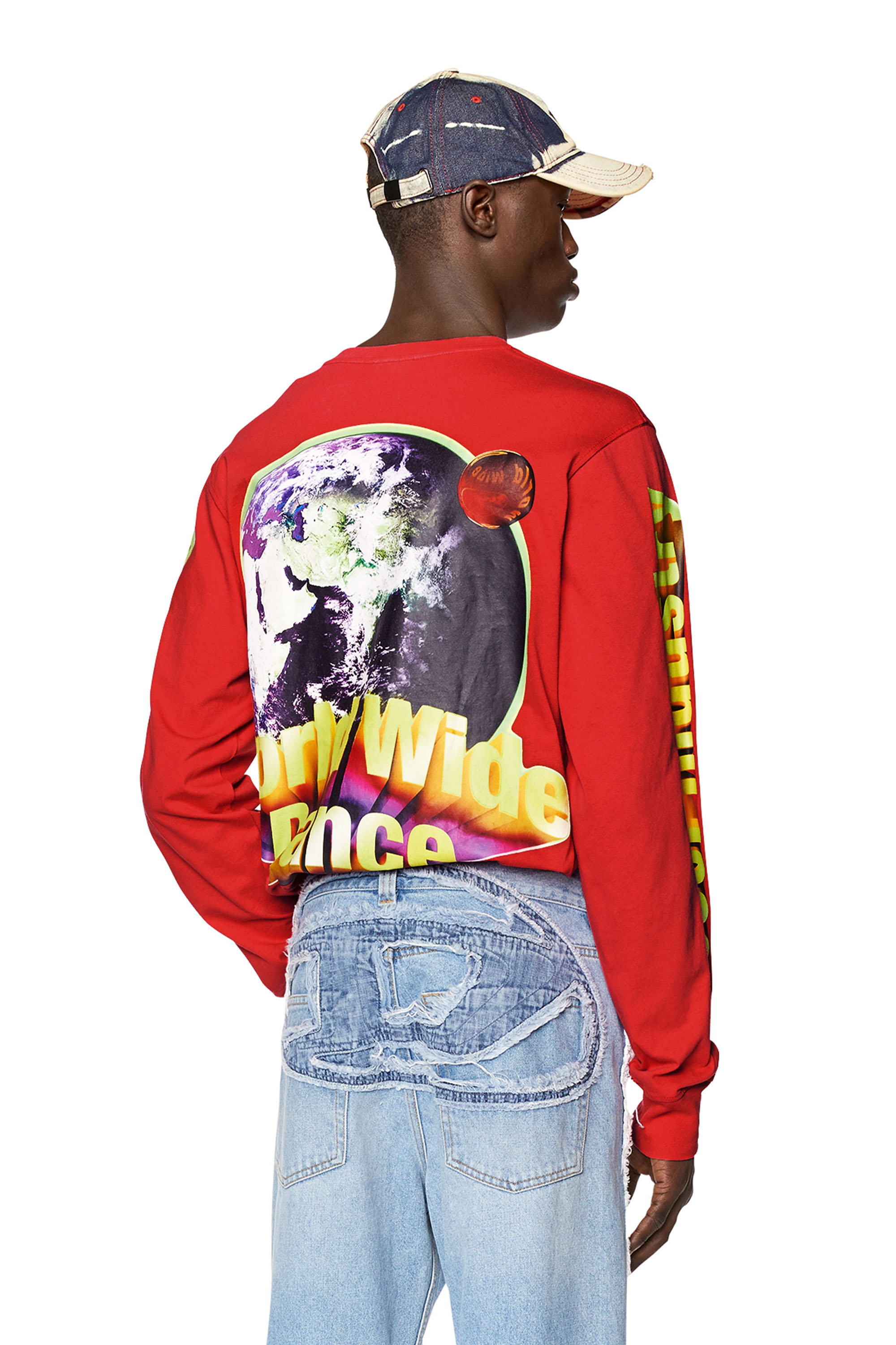 Diesel - T-JUST-LS-L1, Pink - Image 1