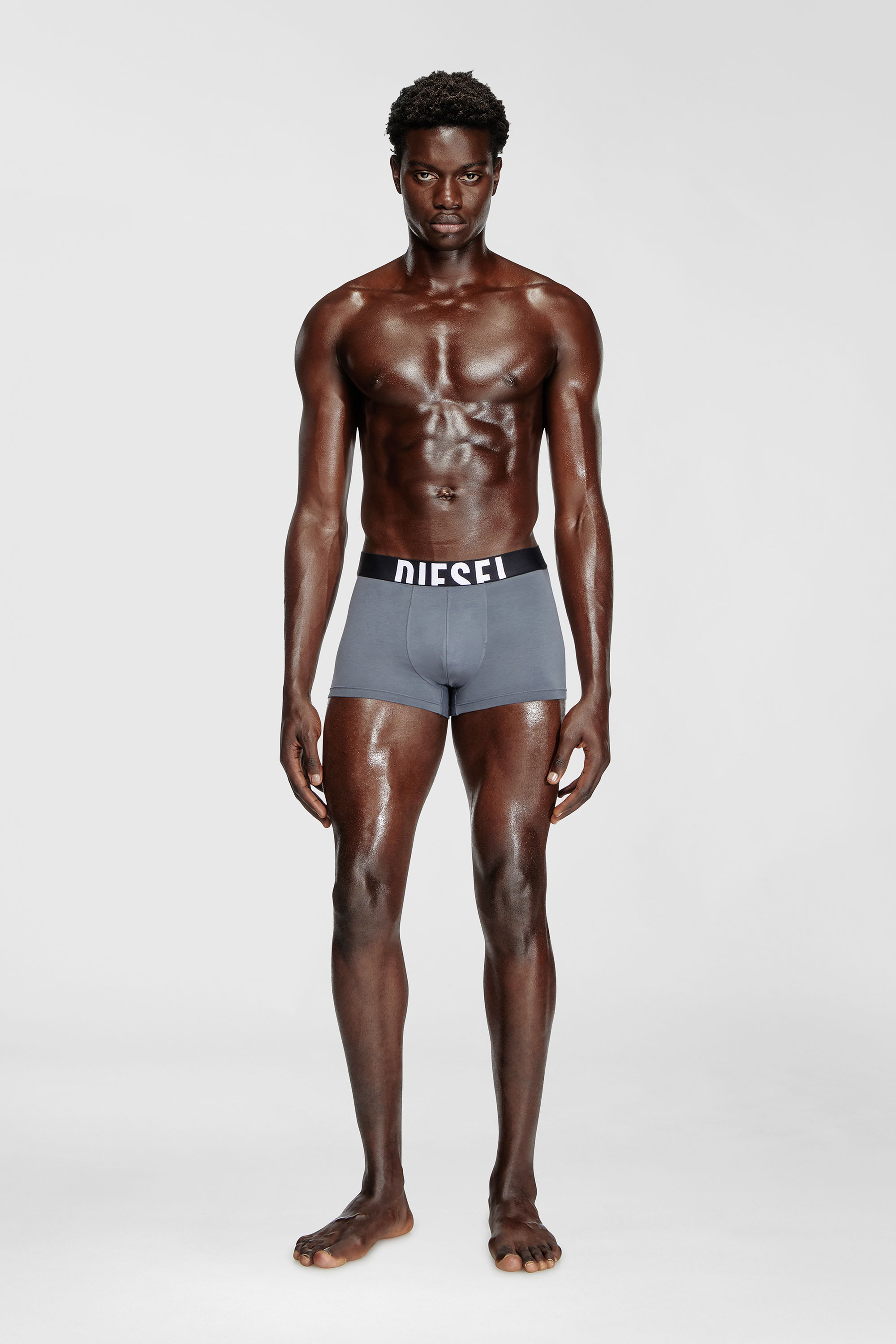 Three-pack boxer briefs in stretch cotton