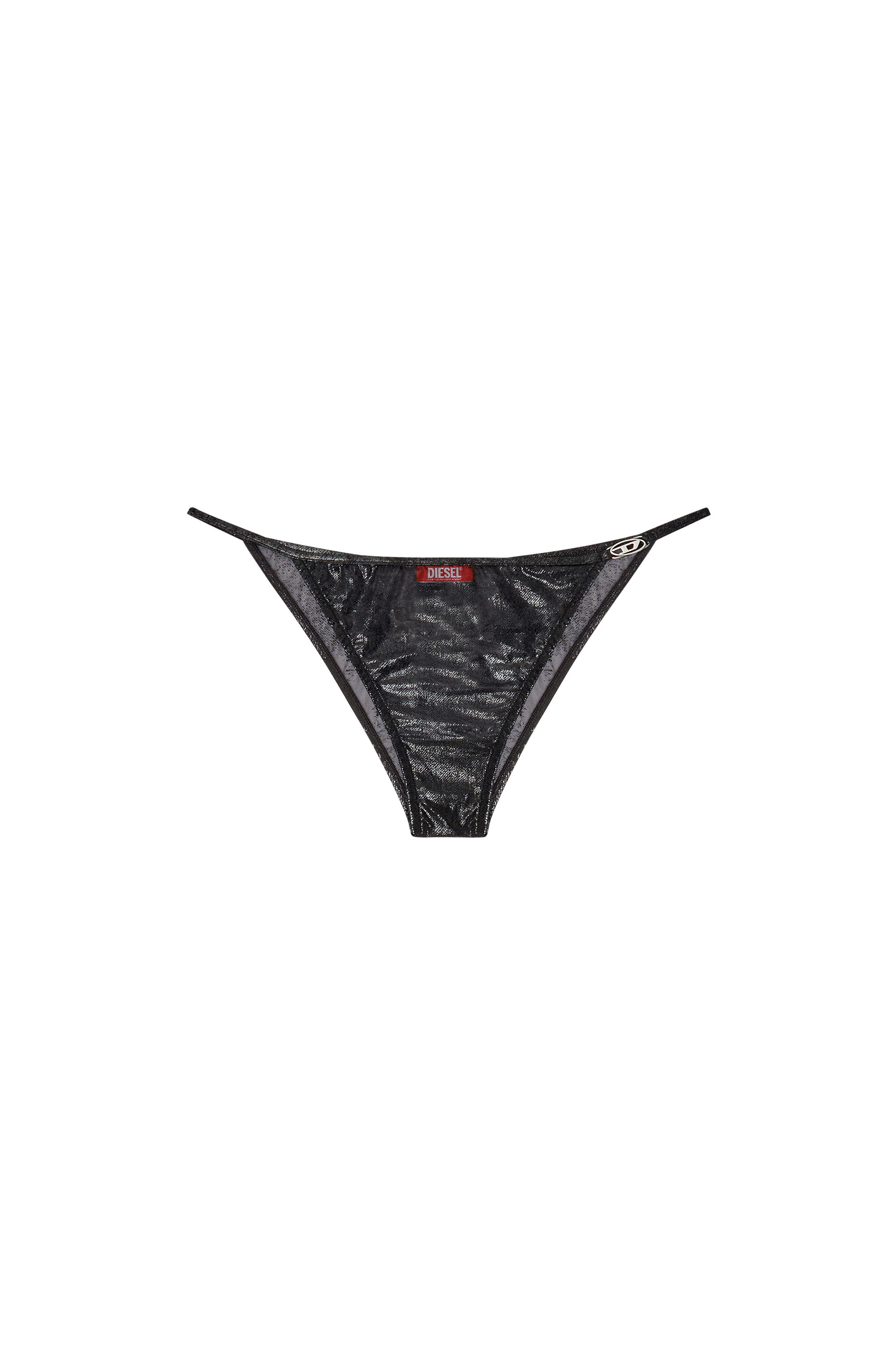 Diesel - PUNCHY-GFT, Woman's Nylon briefs with logo in Black - 4