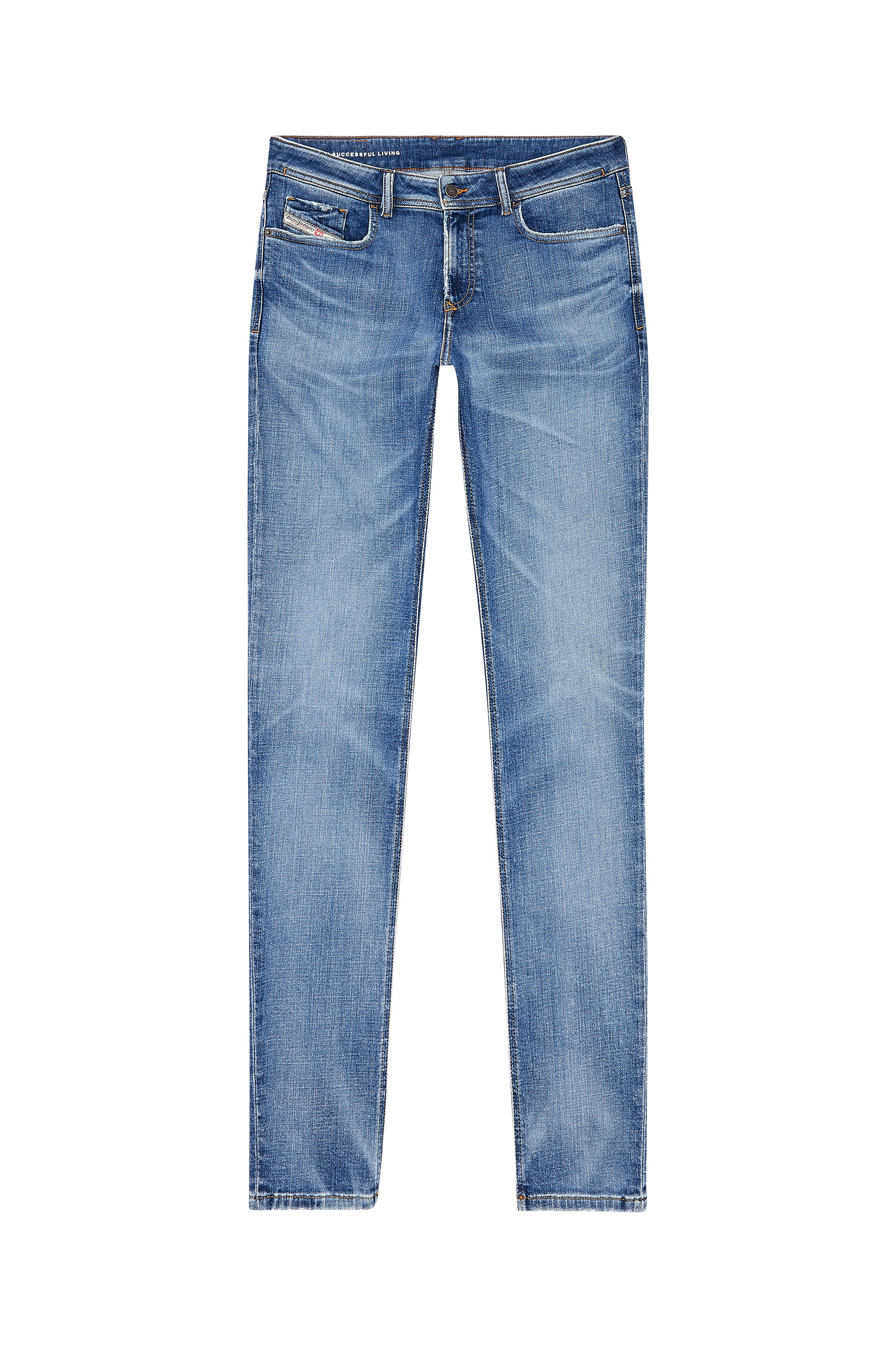 Diesel - Skinny Jeans 1979 Sleenker 09H68, Medium blue - Image 3