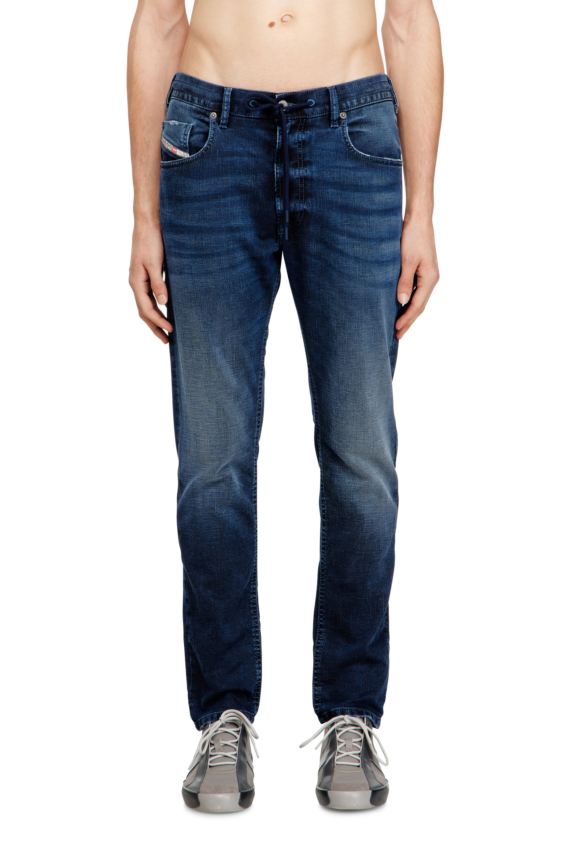 Diesel - Man's Regular 2032 D-Krooley Joggjeans&reg; 09N65, Dark Blue - 1