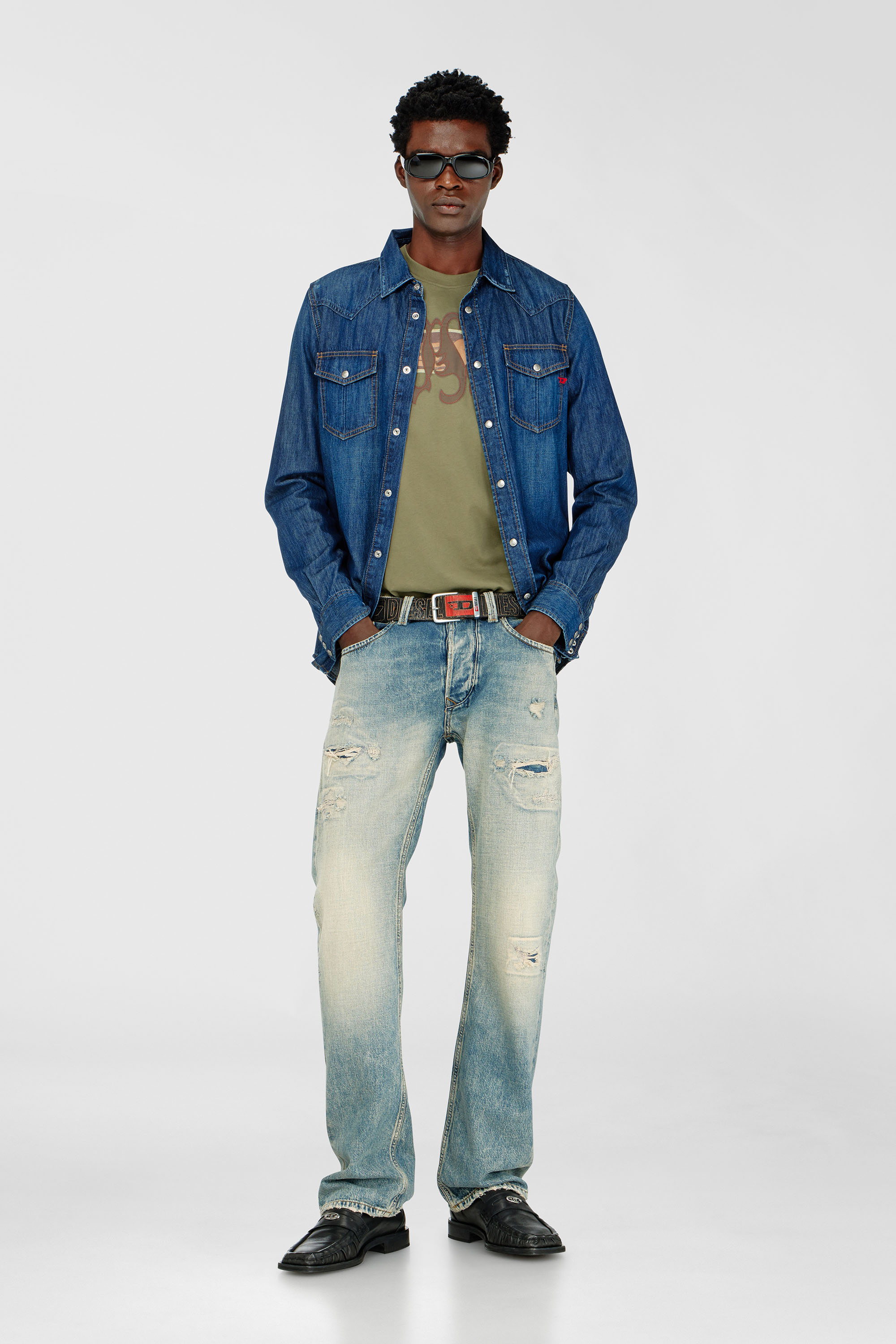 Denim overshirt