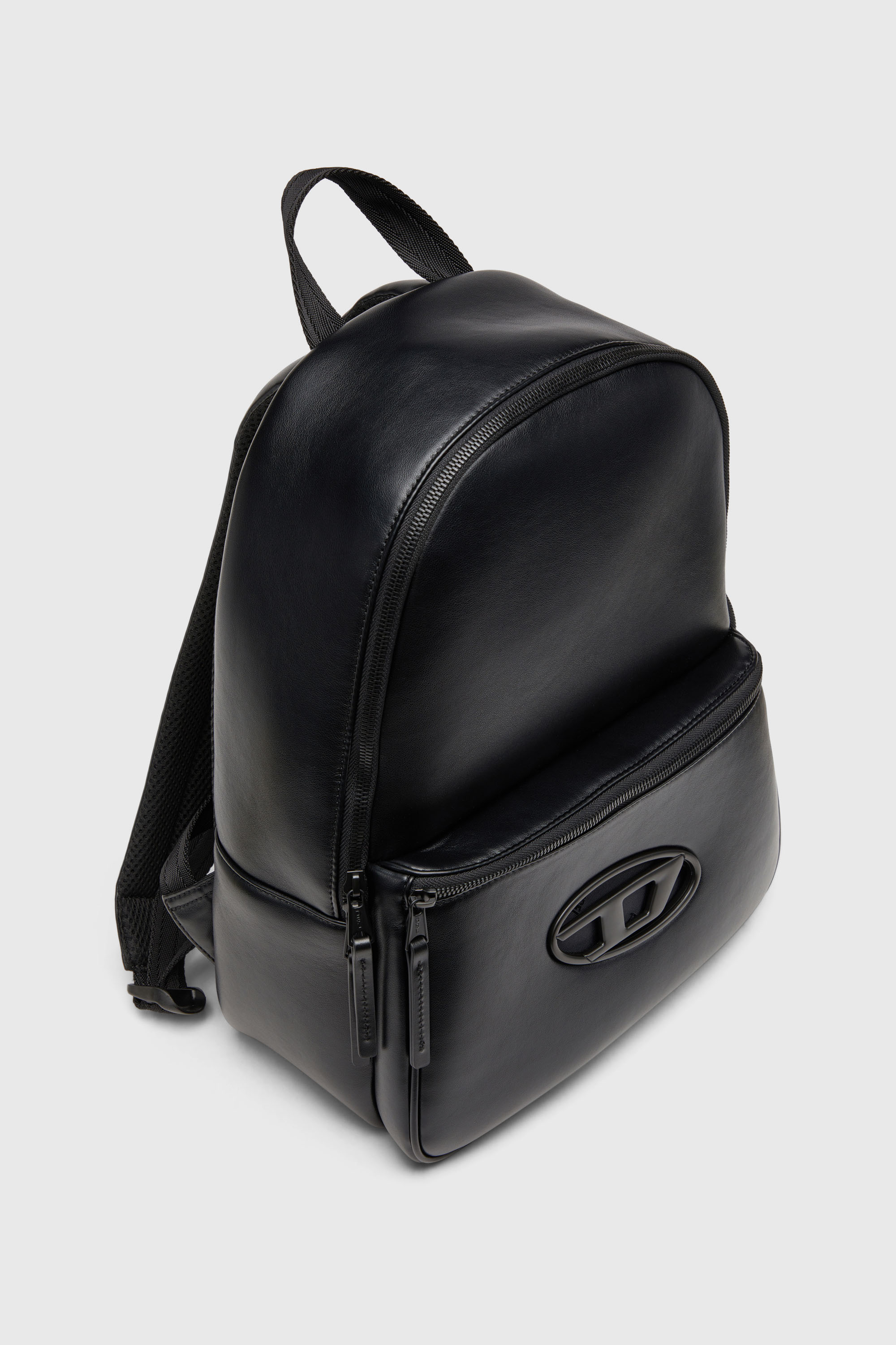 Diesel - HOLI-D BACKPACK M, Man's Holi-D-Backpack in neoprene and PU in Black - 6