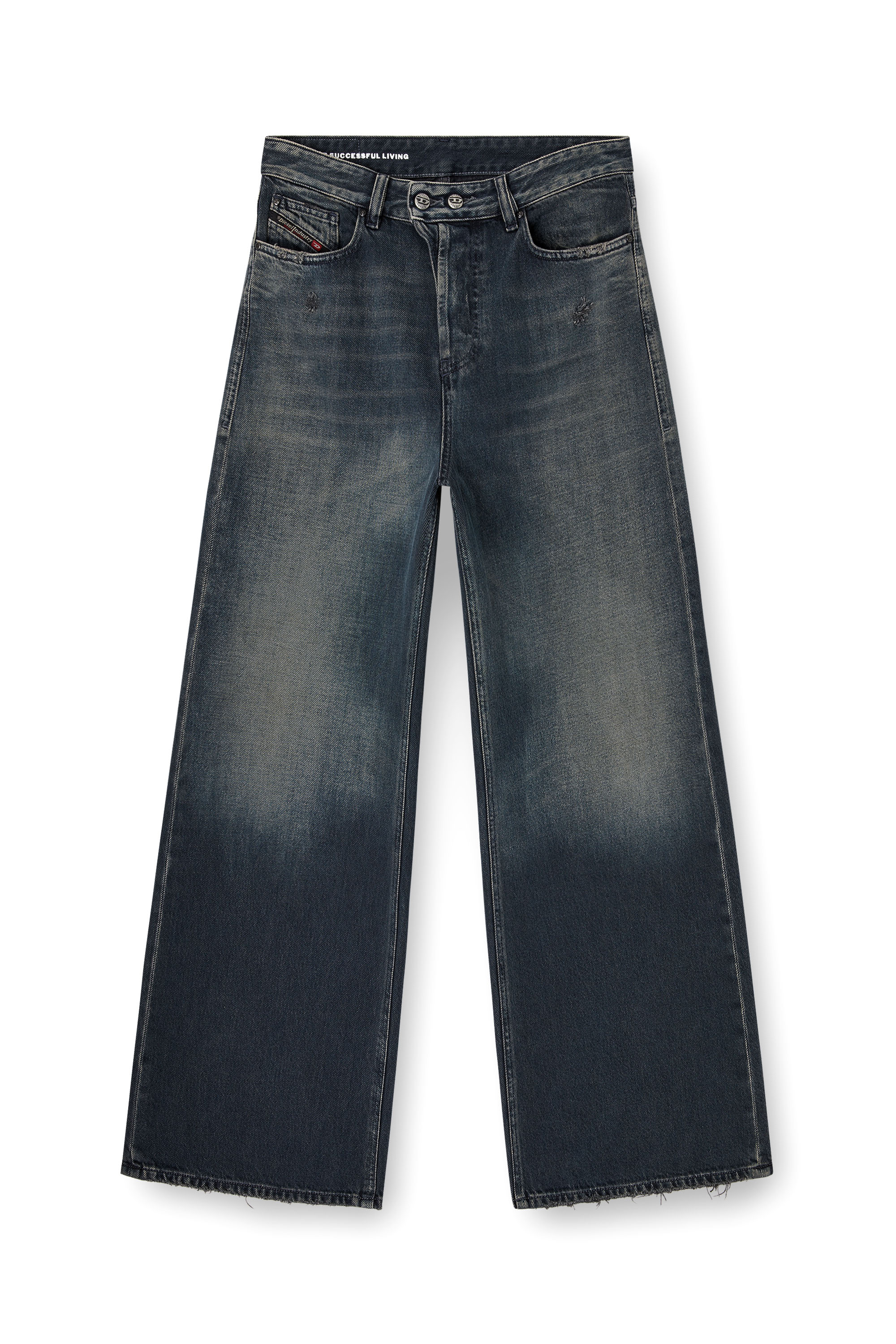 Diesel - Unisex's Relaxed Jeans 1996 D-Sire 09N67, Dark Blue - 6