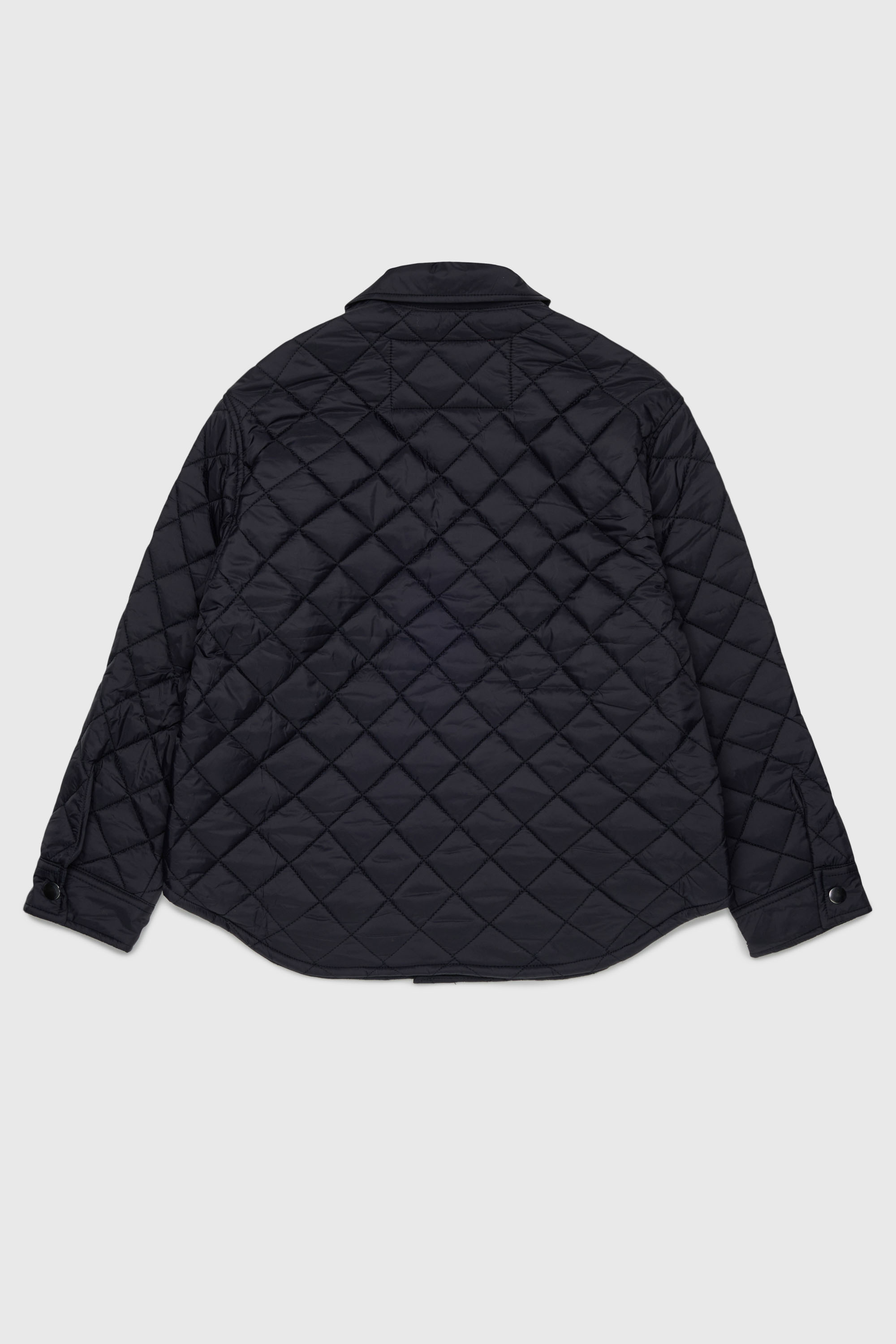 Diesel - JMONTY, Unisex's Shirt jacket in quilted nylon in Black - 2