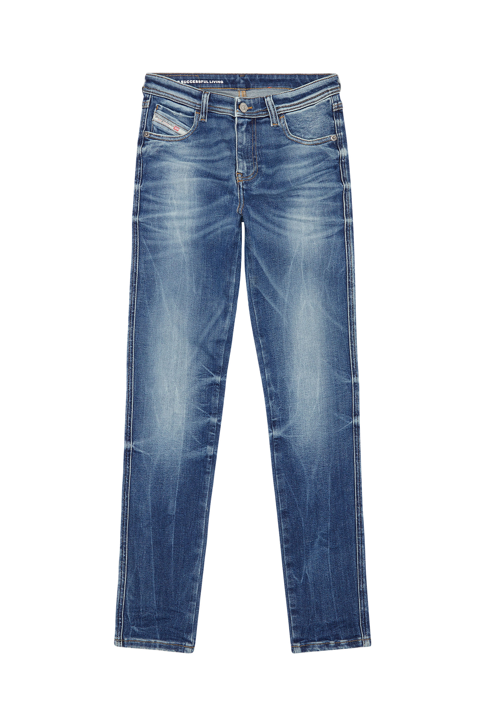 Diesel - Skinny Jeans 2015 Babhila 09G30, Medium blue - Image 5