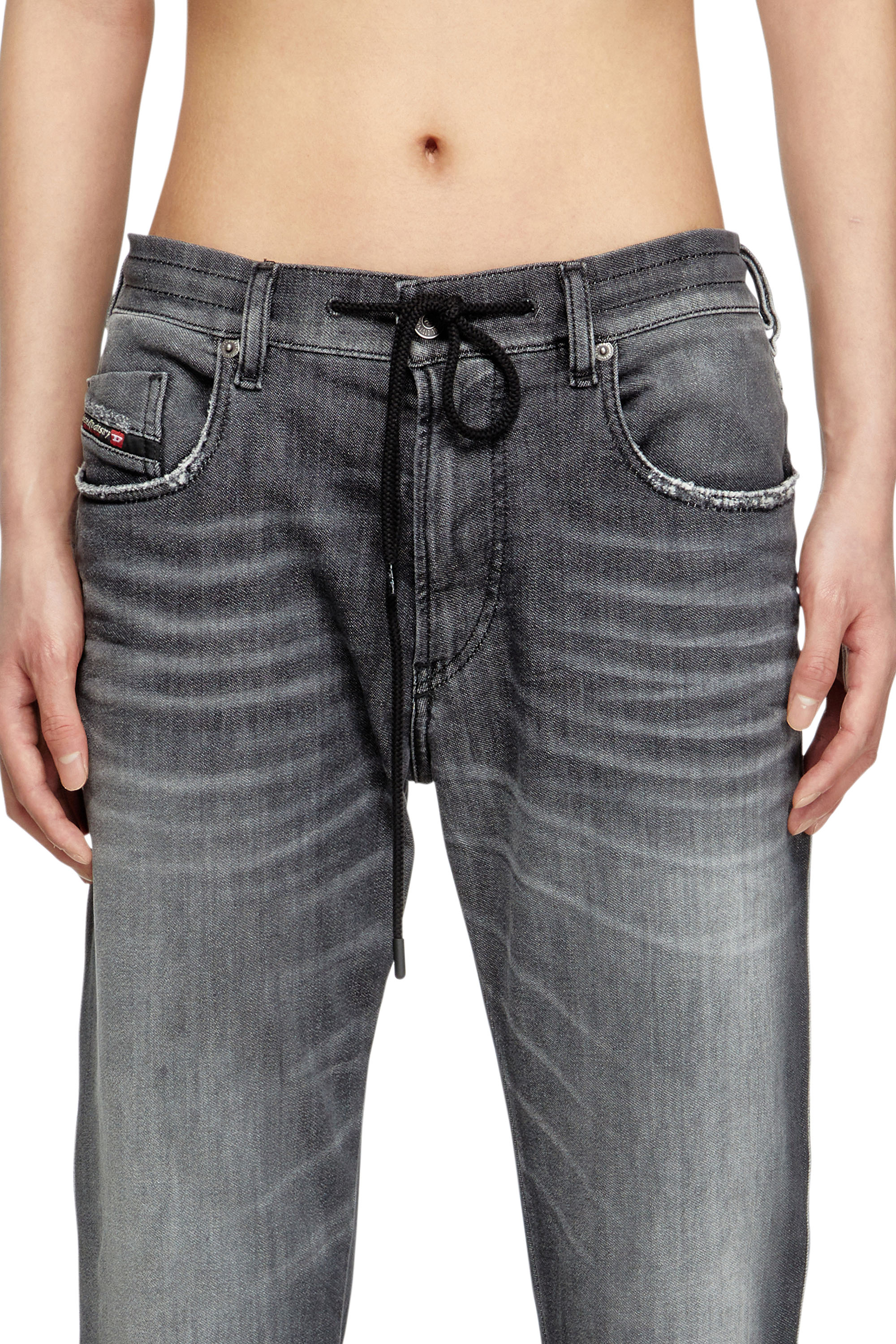 Slim 2062 D-Strukt Joggjeans® 09M67, Black/Dark grey Diesel - Man's Slim 2062 D-Strukt Joggjeans® 09M67, Black/Dark grey - 5