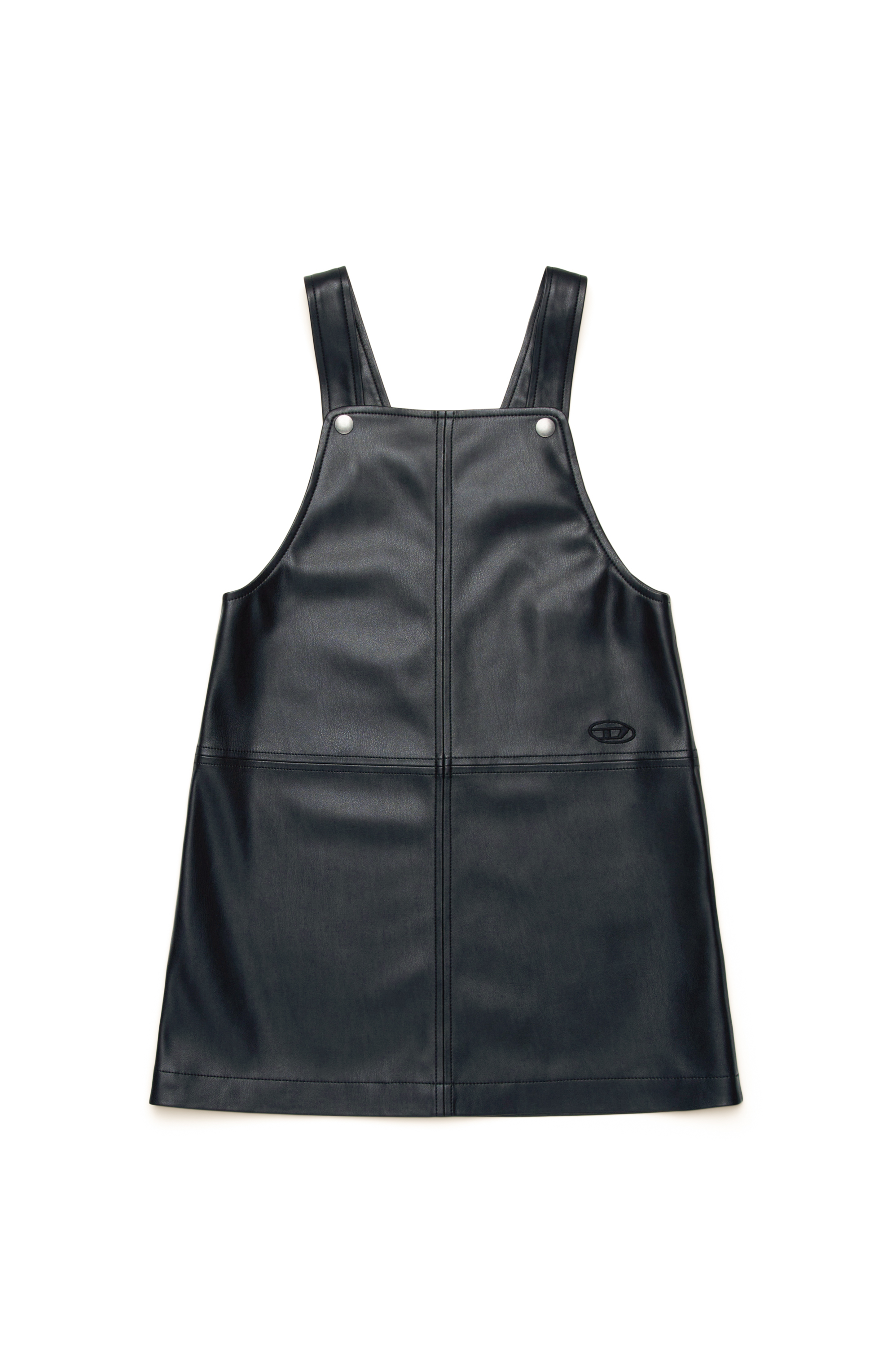 Diesel - DCARTUS, Woman's Dungaree dress with Oval D embroidery in Black - 1