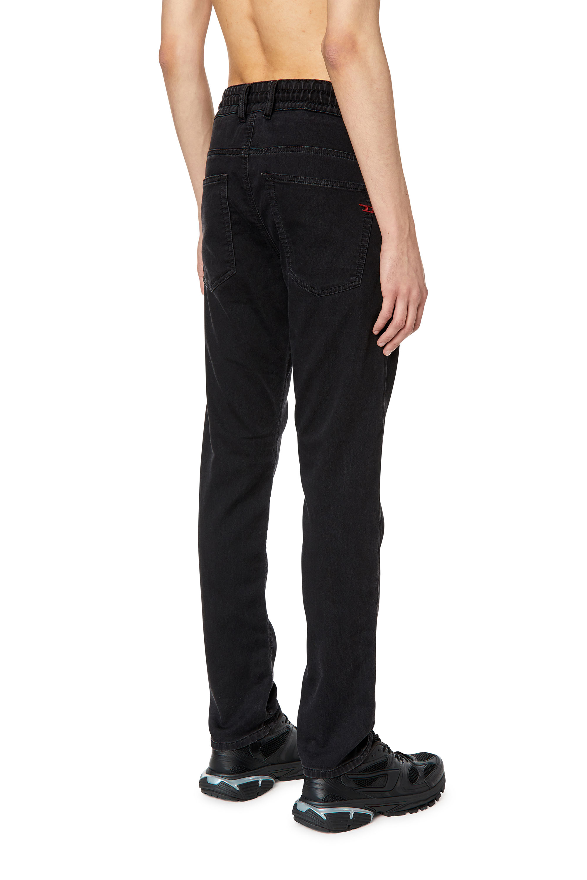 Diesel - Krooley JoggJeans® 068DX Tapered, Black/Dark grey - Image 2