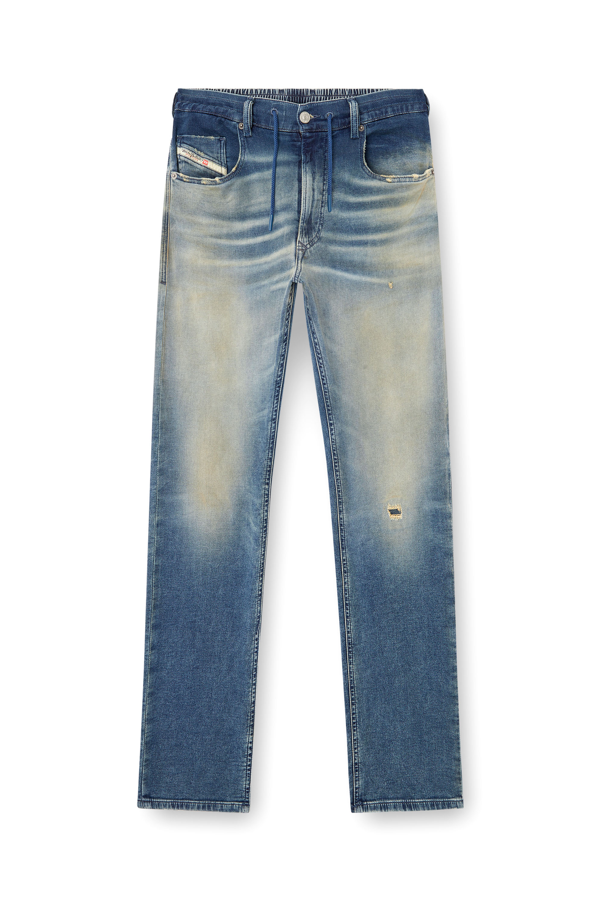 Diesel - Man's Regular 2030 D-Krooley Joggjeans® 068PQ, Medium blue - 5