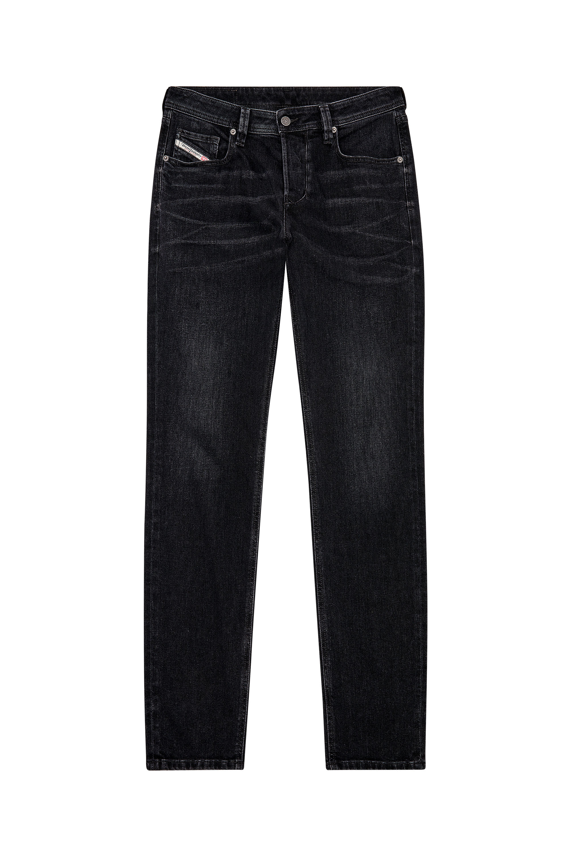 Diesel - Man Tapered Jeans 1986 Larkee-Beex 09D48, Black/Dark grey - Image 5