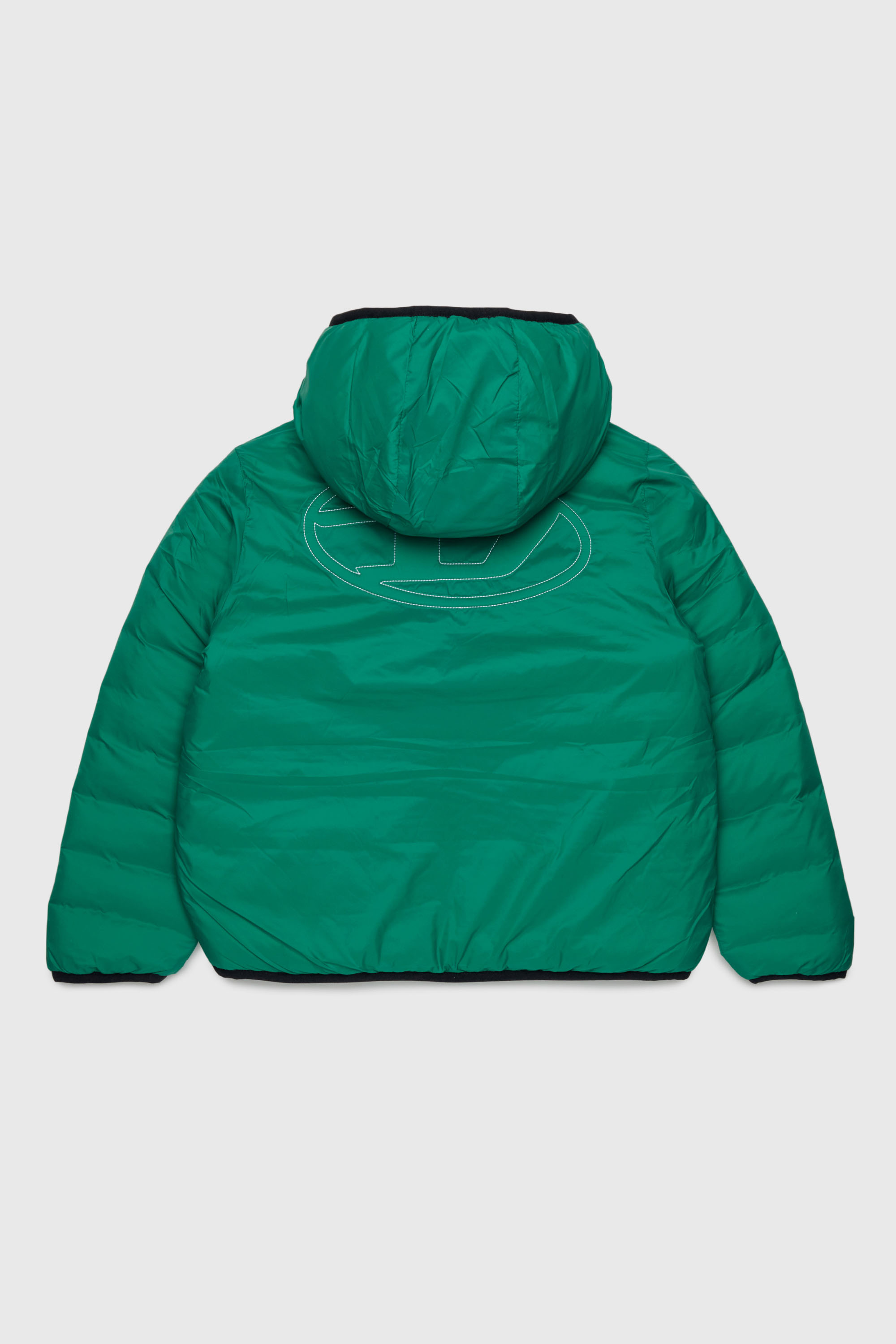Diesel - JOSIPLS, Unisex's Hooded jacket in padded nylon in Green - 2