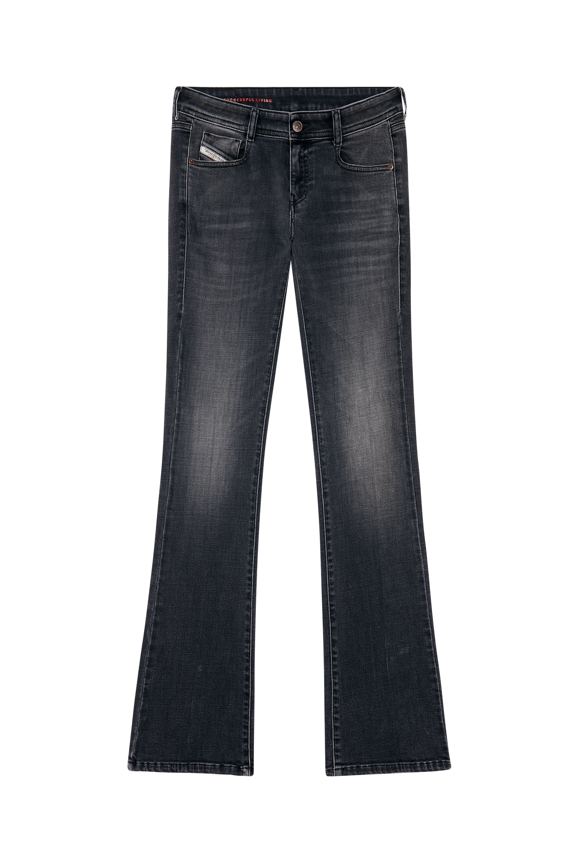 Diesel - 1969 D-EBBEY 0EIAG Bootcut and Flare Jeans, Black/Dark grey - Image 6