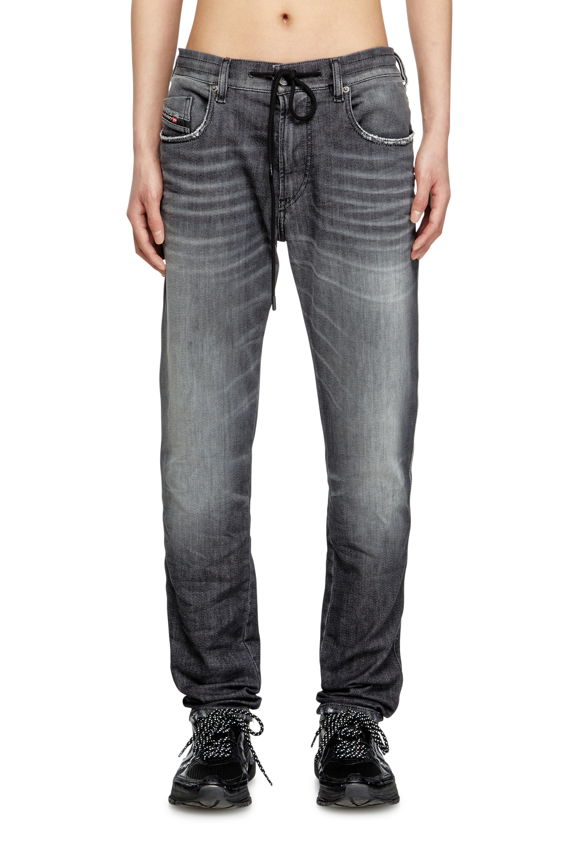 Slim 2062 D-Strukt Joggjeans® 09M67, Black/Dark grey Diesel - Man's Slim 2062 D-Strukt Joggjeans® 09M67, Black/Dark grey - 3