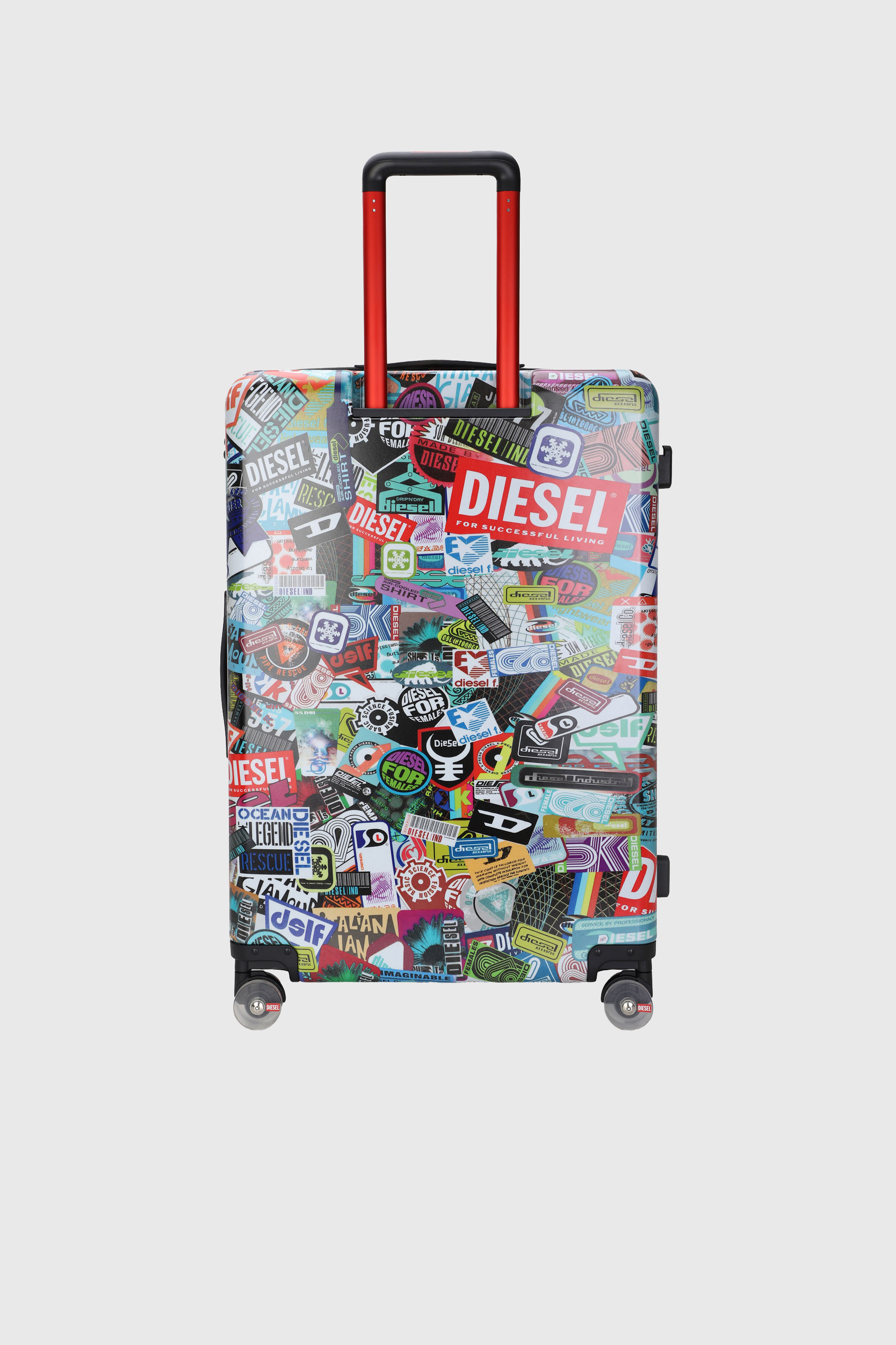 Diesel - DIESEL PC PRINTED TROLLEY-STICKERS- DSL0, Unisex's Sticker style suitcase size L in Multicolor - 2