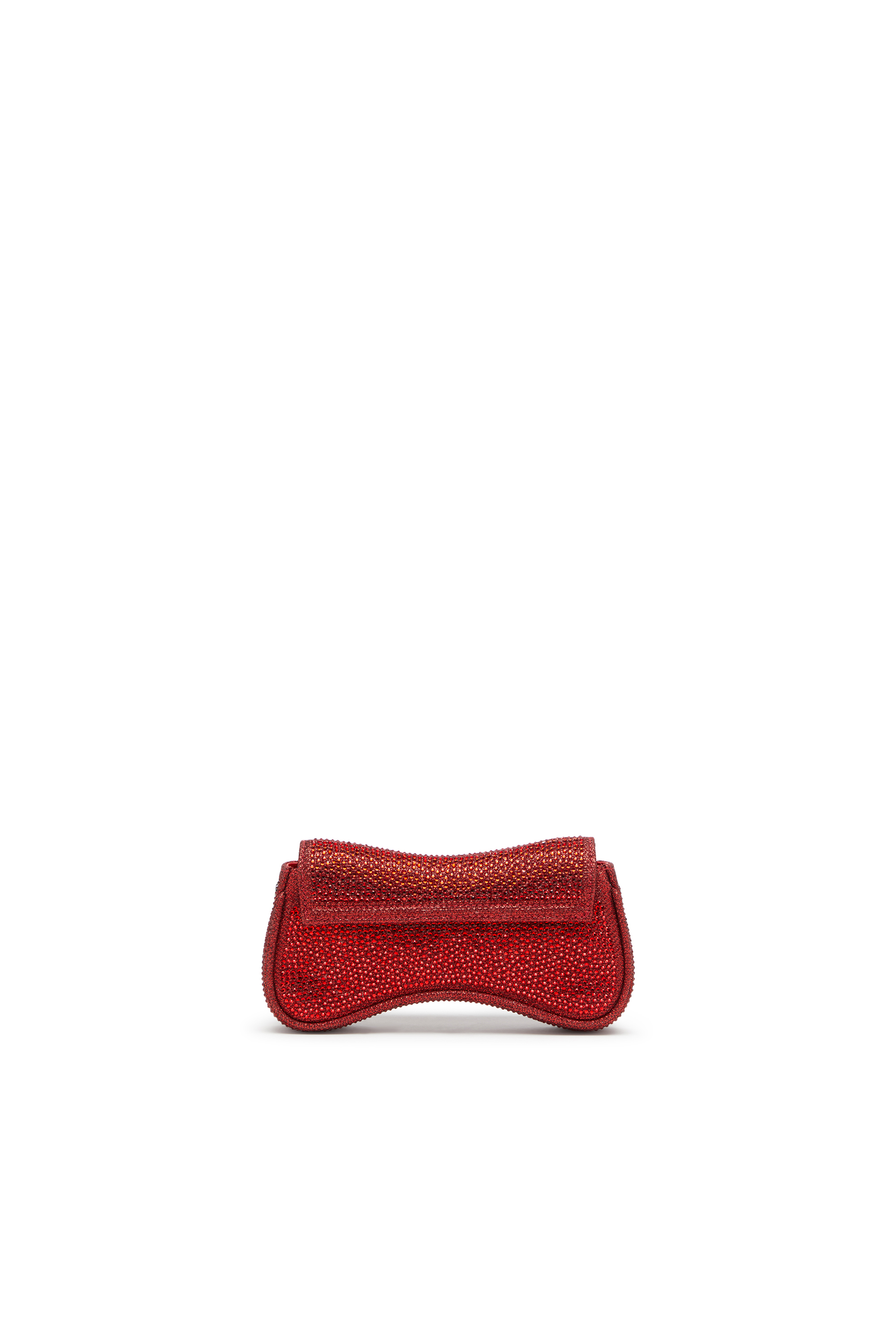 Diesel - PLAY CROSSBODY XS, Woman's Play-Small crossbody bag with crystal in Red - 2