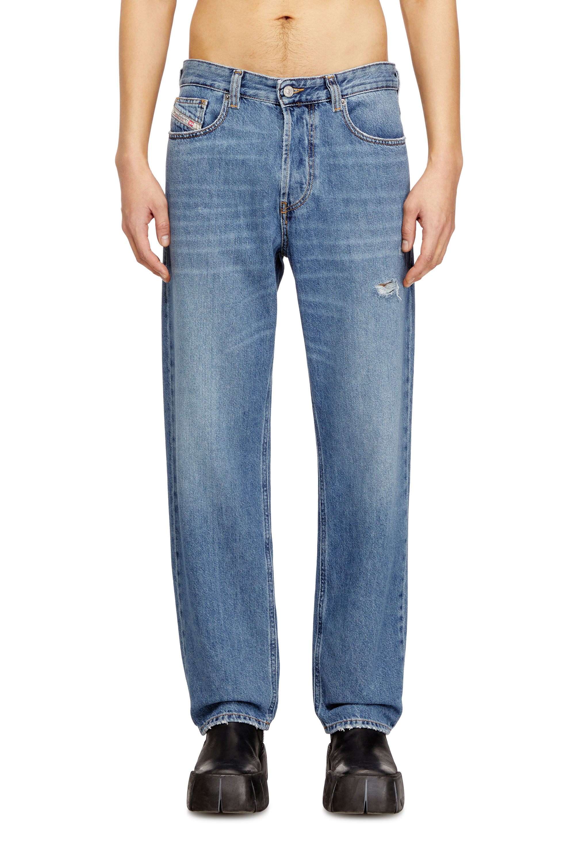 Diesel - Man's Regular Jeans 2024 D-Macs 09N69, Light Blue - 2