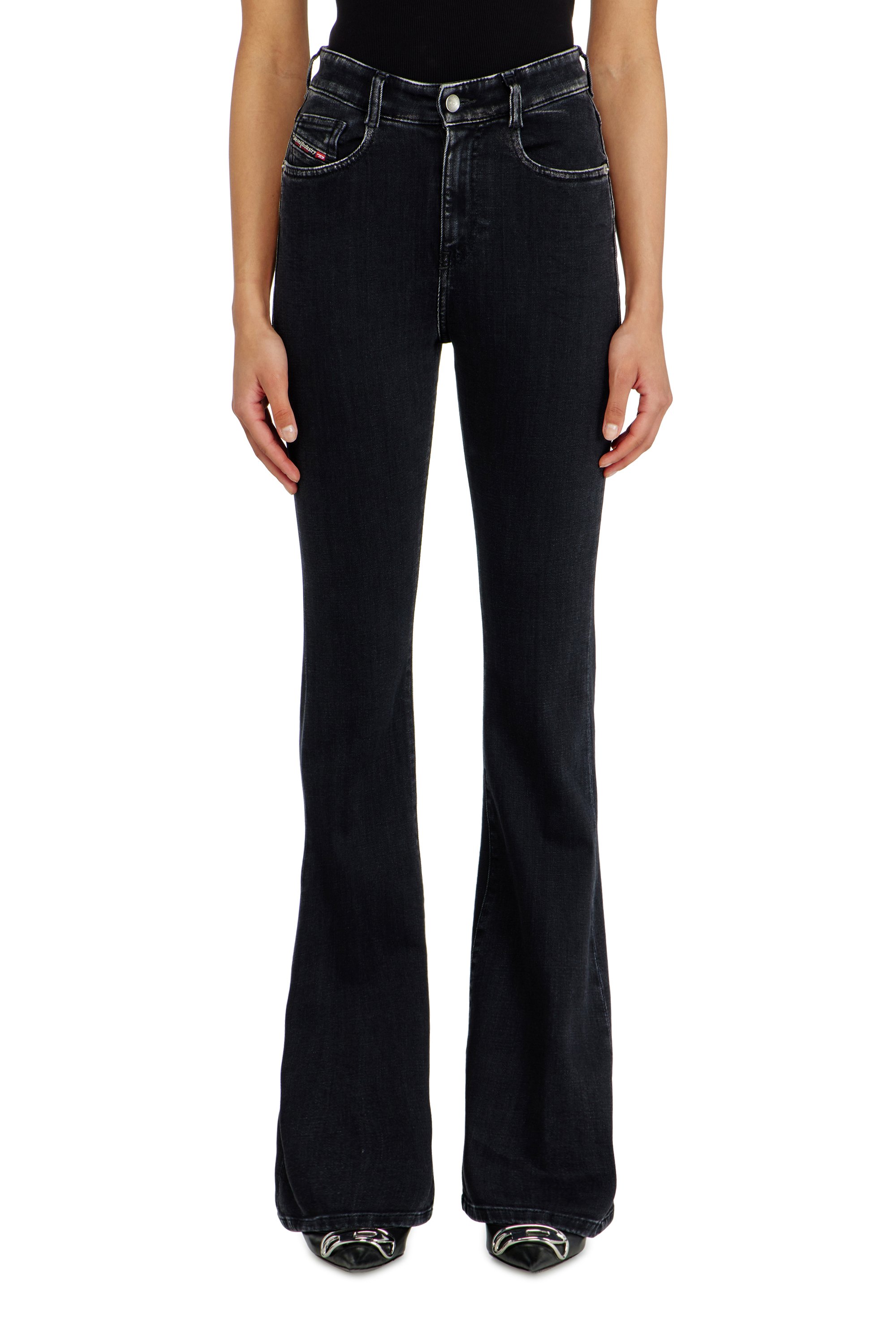 Diesel - Woman's Bootcut Jeans 1973 D-Partt 09P75, Black/Dark grey - 4