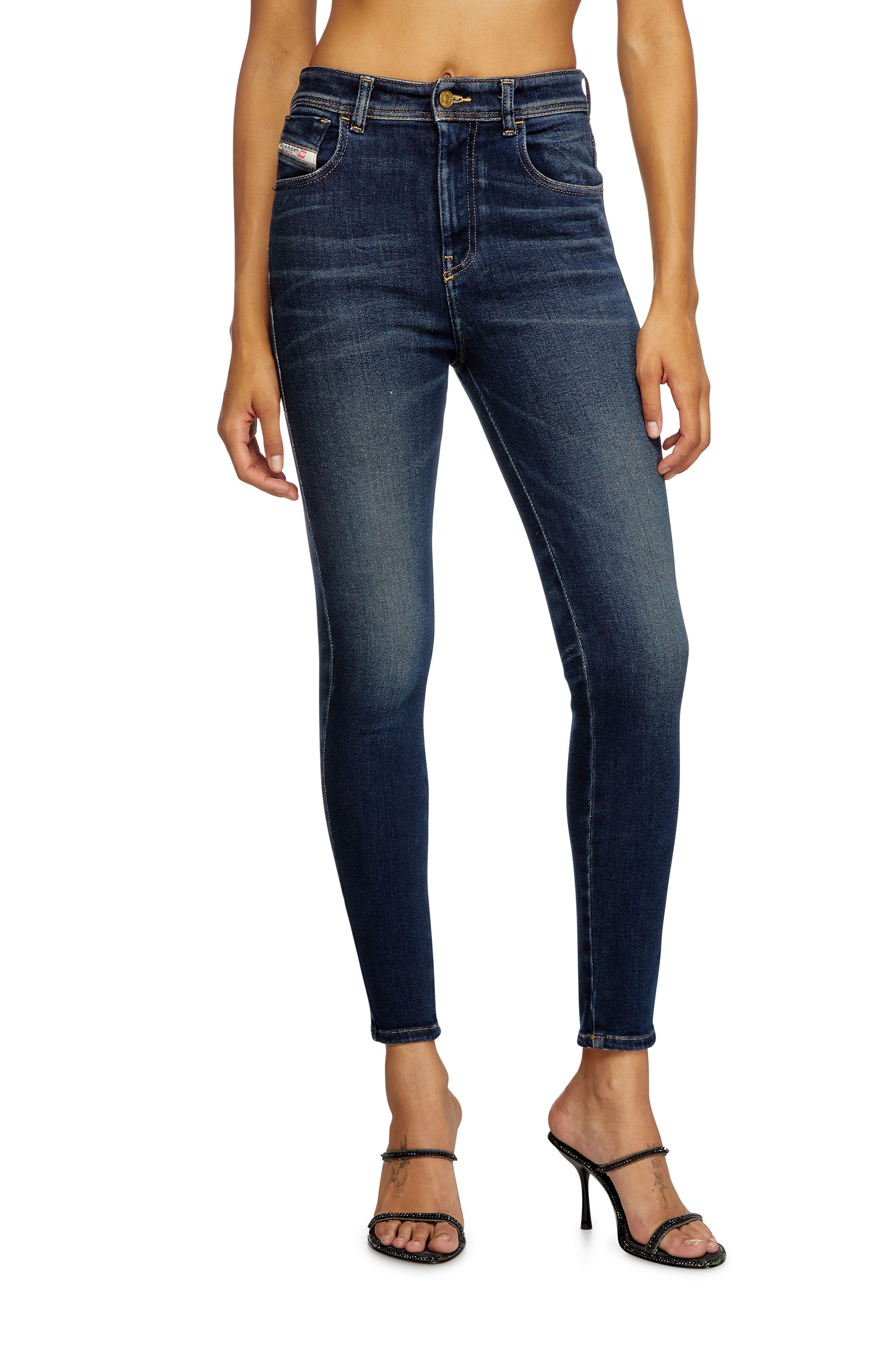 Diesel - Woman Super skinny Jeans 1984 Slandy-High 09J11, Dark Blue - Image 1