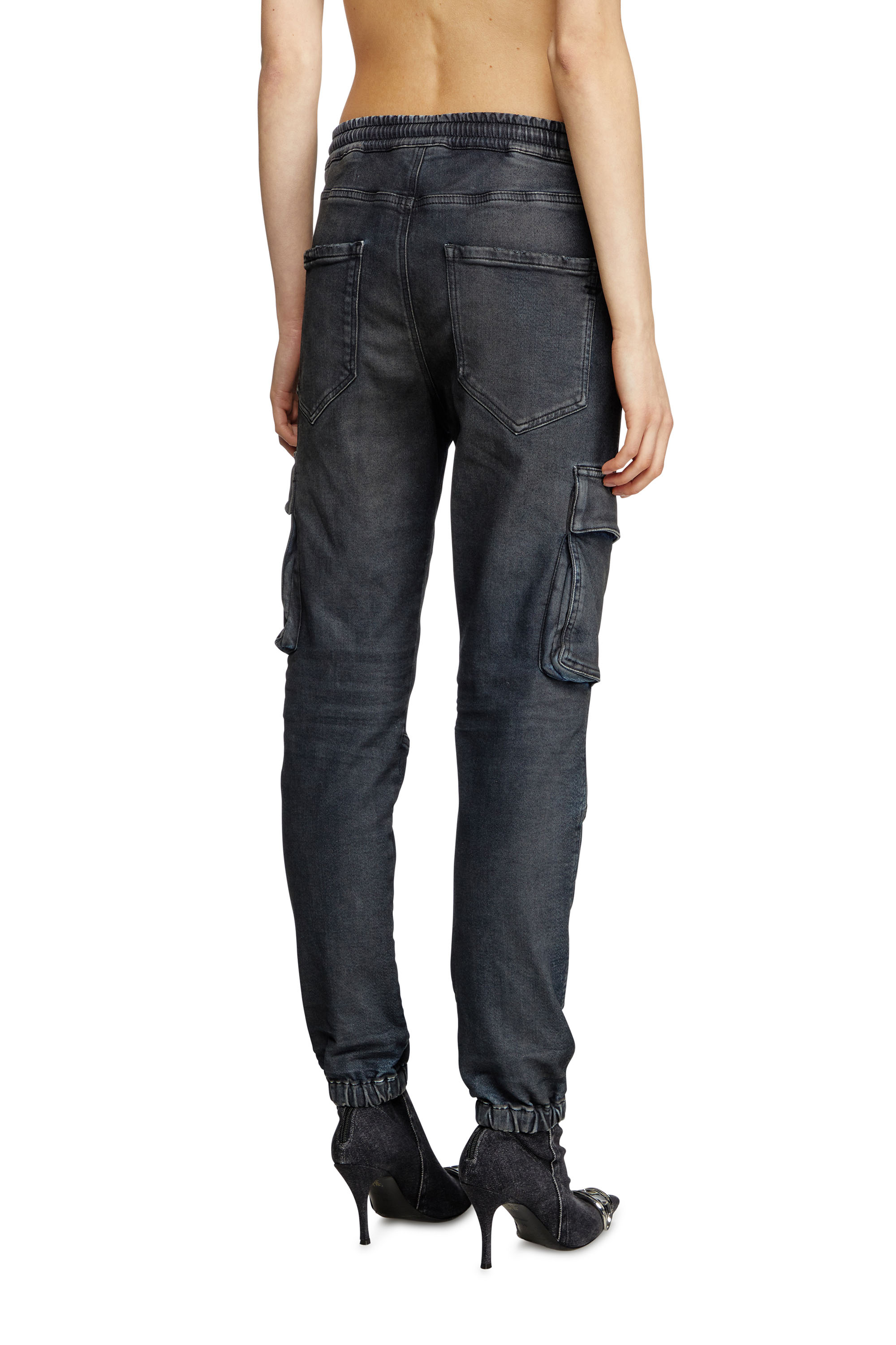 Diesel - Woman's Regular 2051 D-Ursy Joggjeans® 09L13, Dark Blue - 4