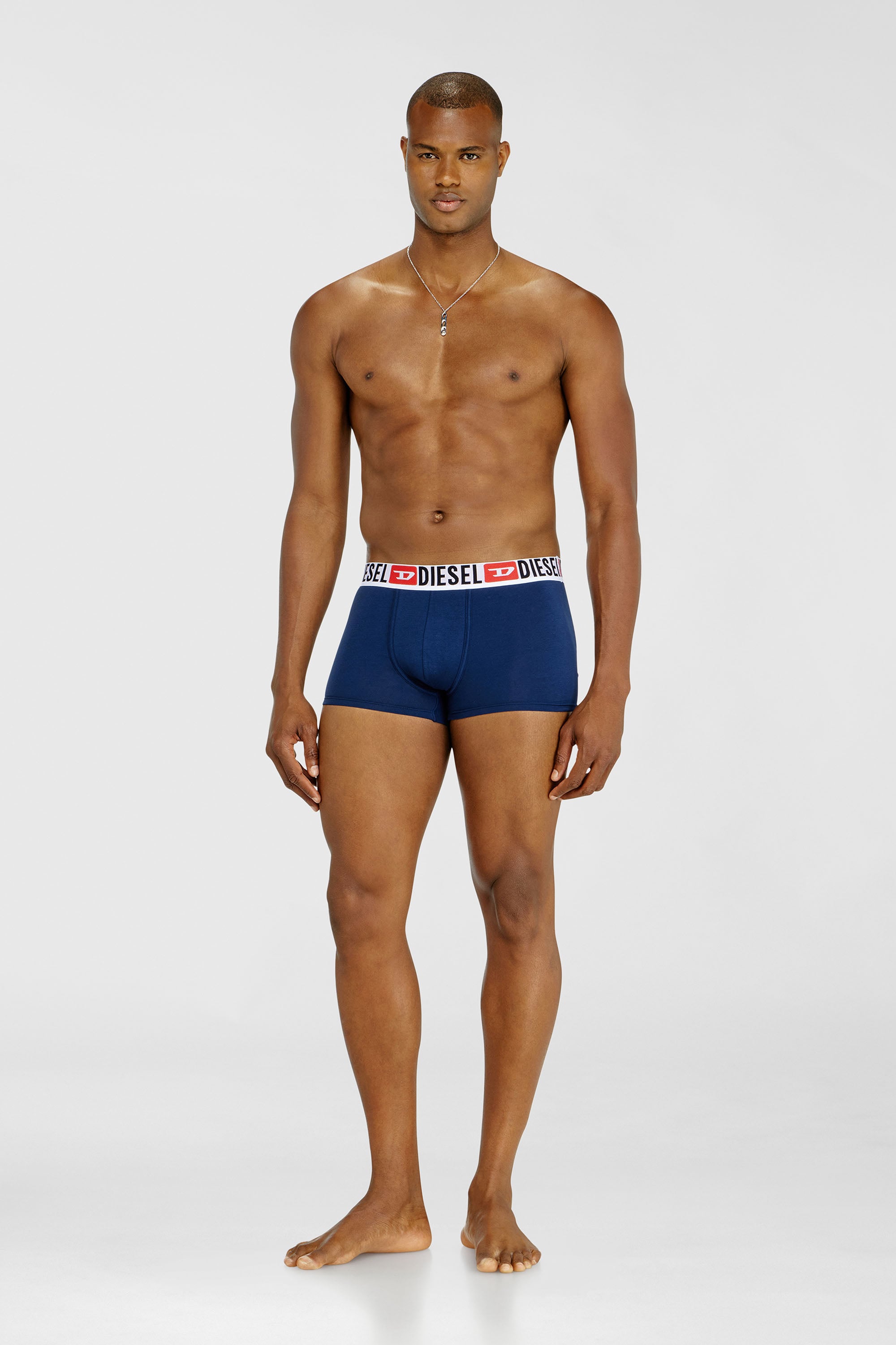 Three-pack of all-over logo waist boxers