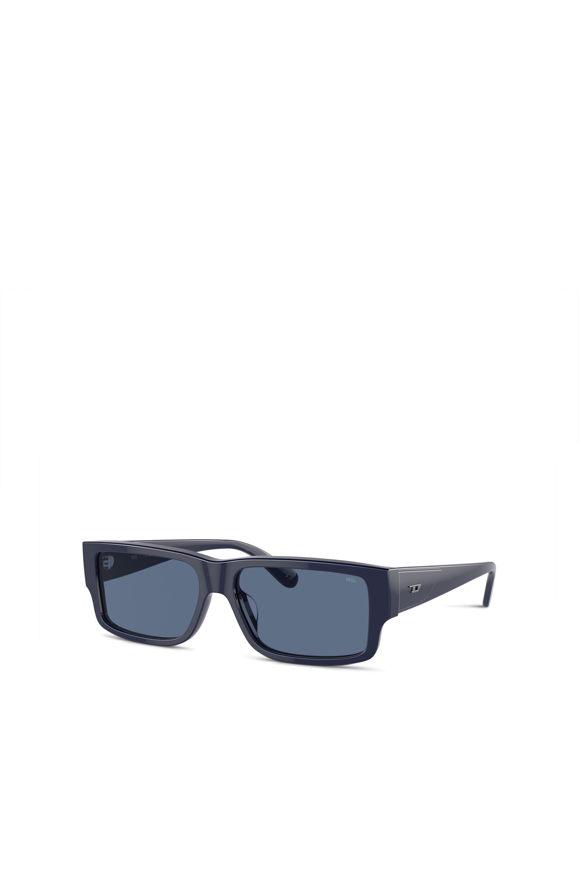 Diesel - 0DL2003 SIZE 57, Man's Rectangle sunglasses in Blue - 4