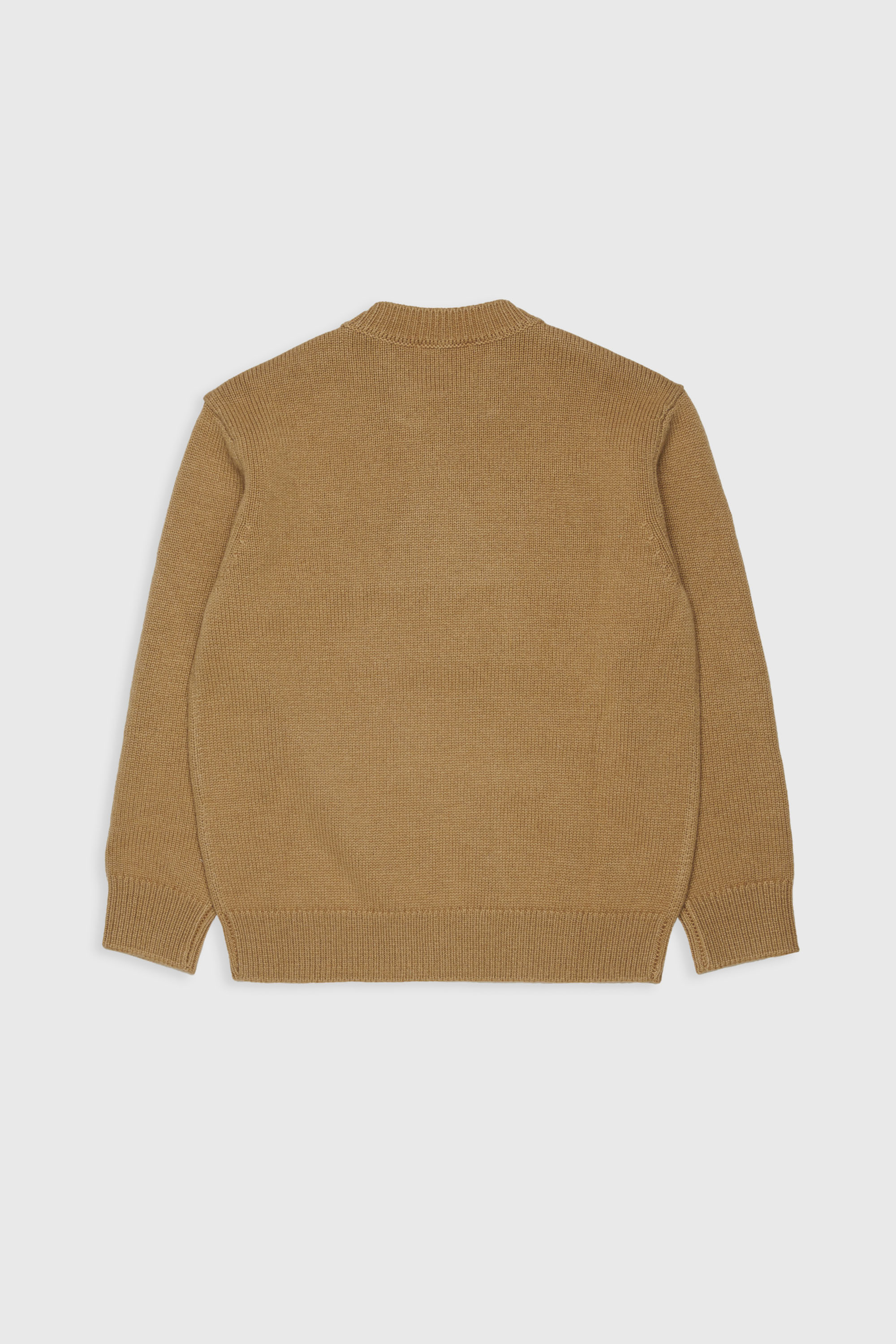 Diesel - KONZI OVER, Man's Cashmere-enriched jumper with destroyed logo in Brown - 2