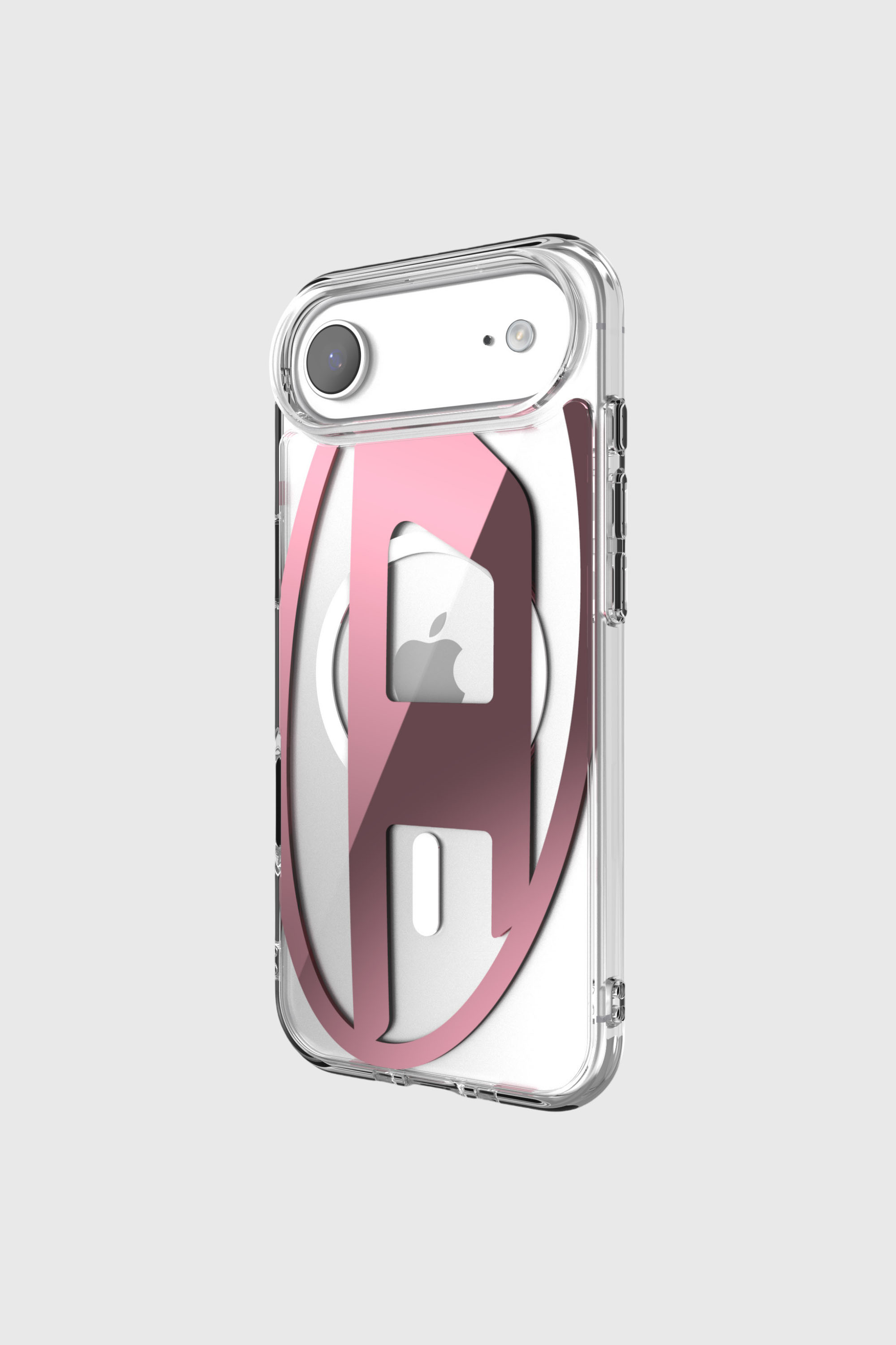 Diesel - 60420 AOP CASE, Unisex's Oval D metallic case with magsafe for iPhone 17 Air in Pink - 3
