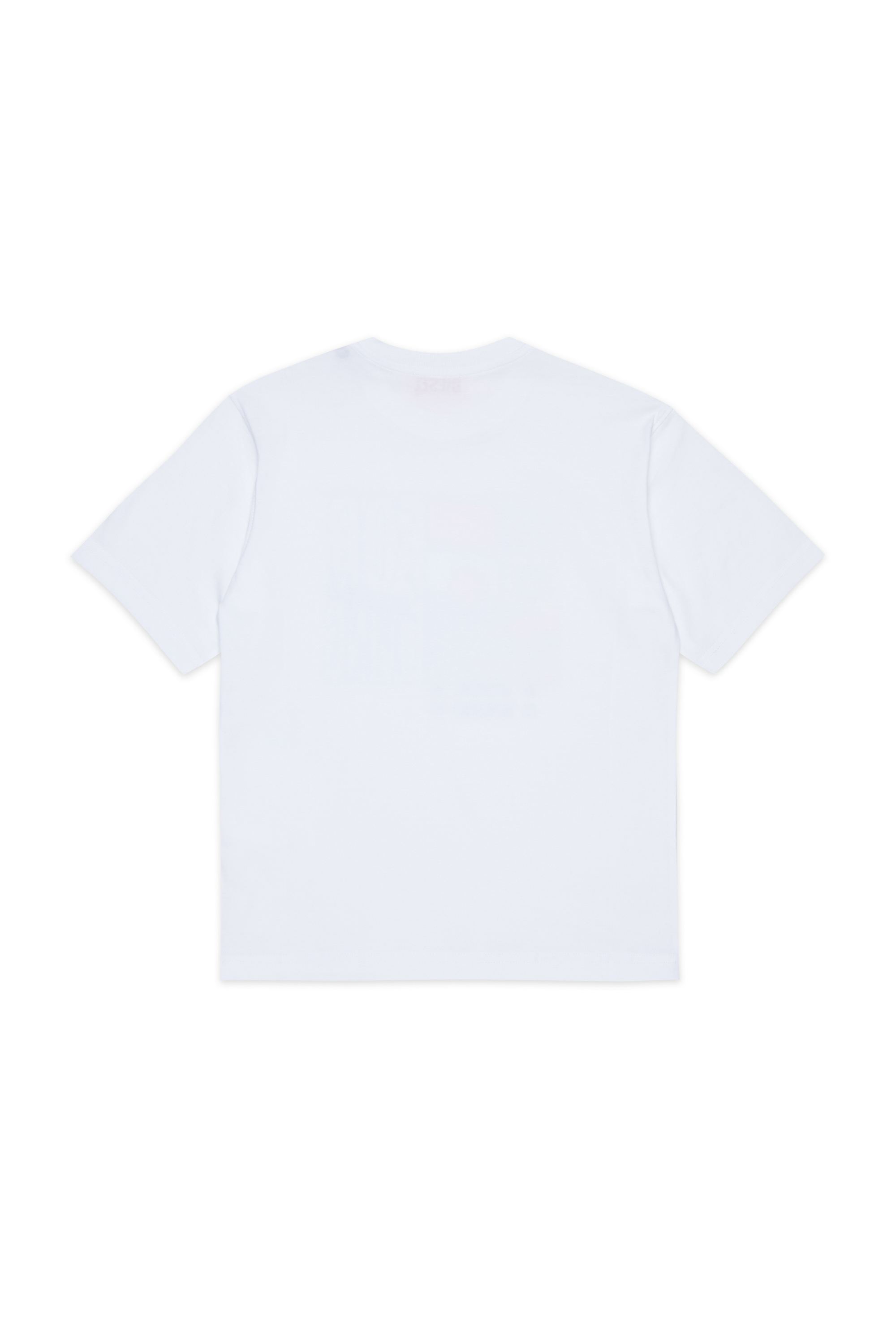 Diesel - TFOR OVER, Man's Cotton T-shirt with photo print in White - 2
